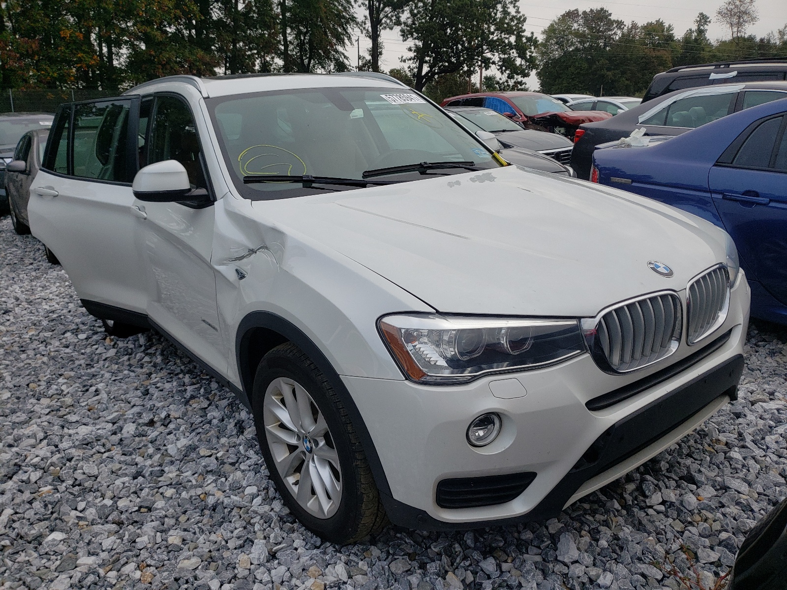 BMW X3 XDRIVE2 2016 with VIN 5UXWX9C50G0D77912 - Photo from auction