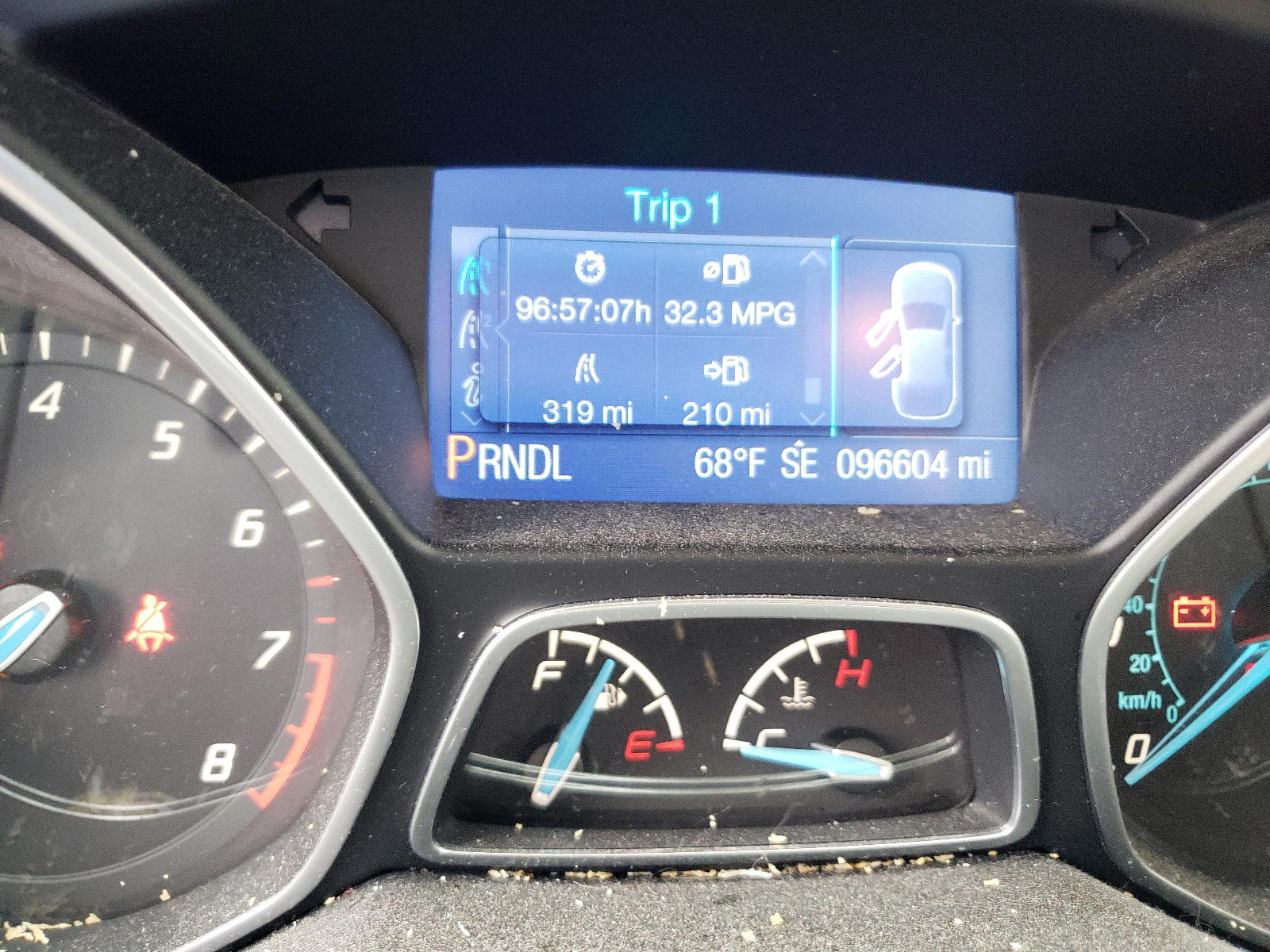 Photo 8 from auction – 2013 FORD FOCUS SE with VIN 1FADP3K27DL341922