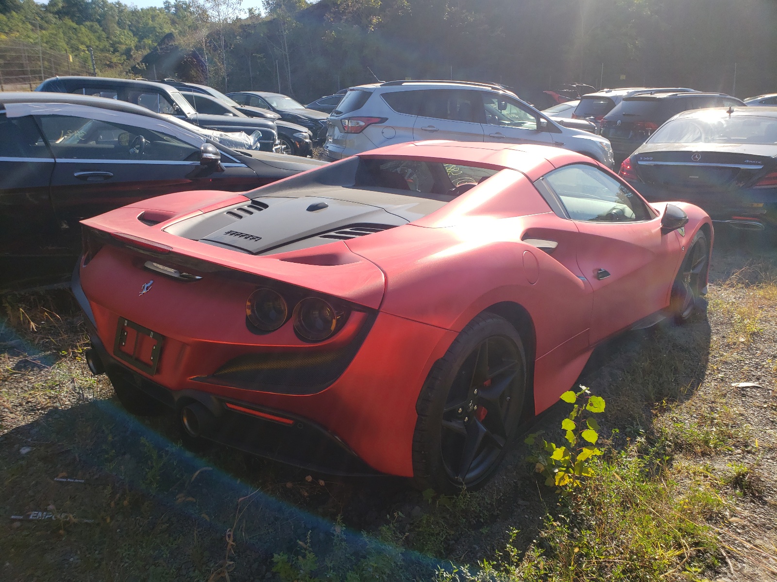 Photo 4 from auction – 2021 FERRARI F8 SPIDER with VIN ZFF93LMAXM0260691