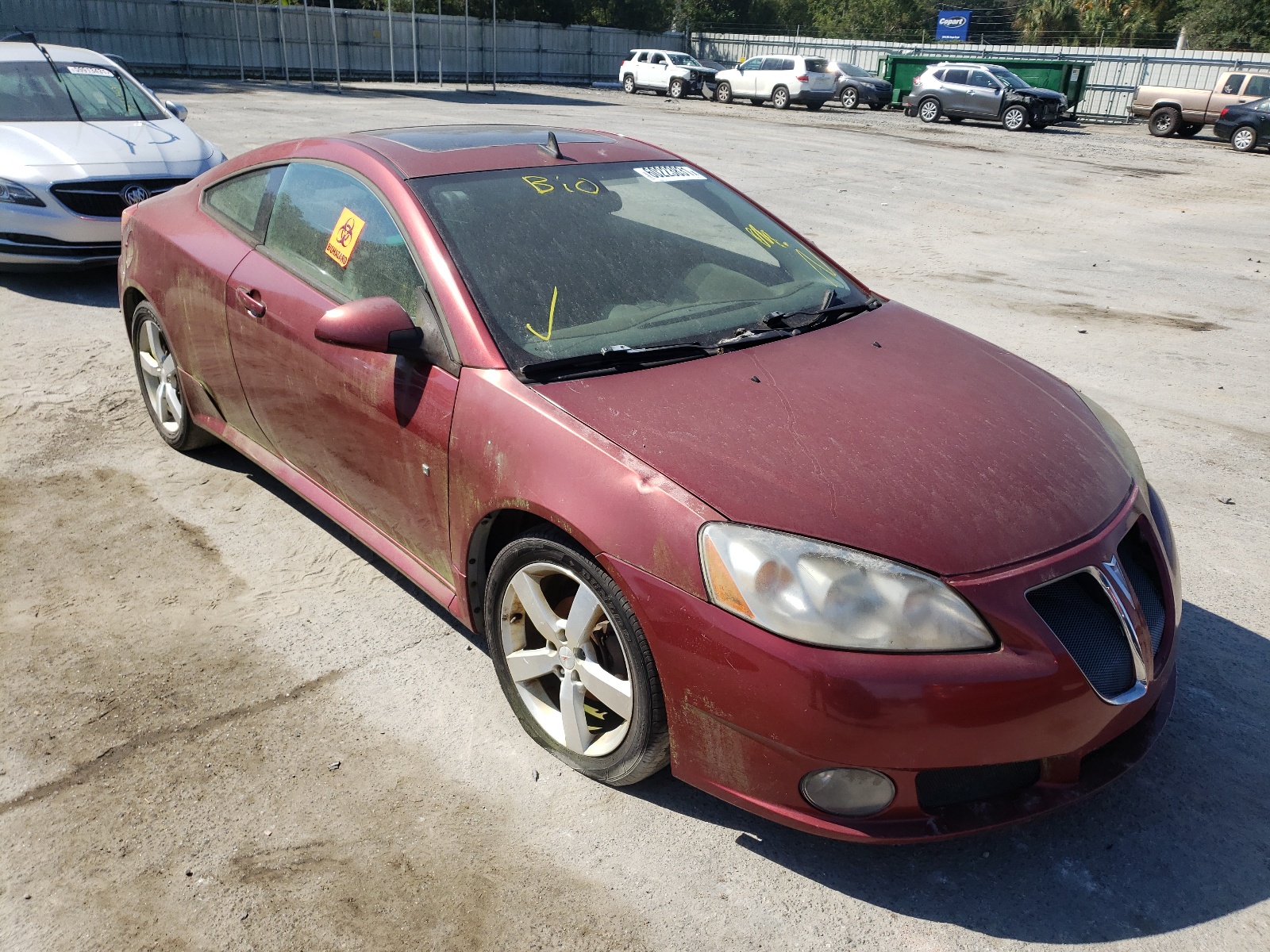 PONTIAC G6 2008 with VIN 1G2ZH17NX84197727 - Photo from auction
