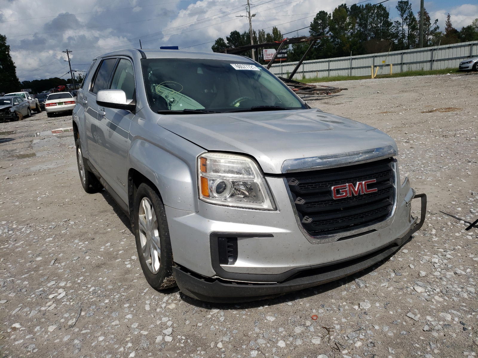 GMC TERRAIN SL 2017 with VIN 2GKALMEKXH6282801 - Photo from auction