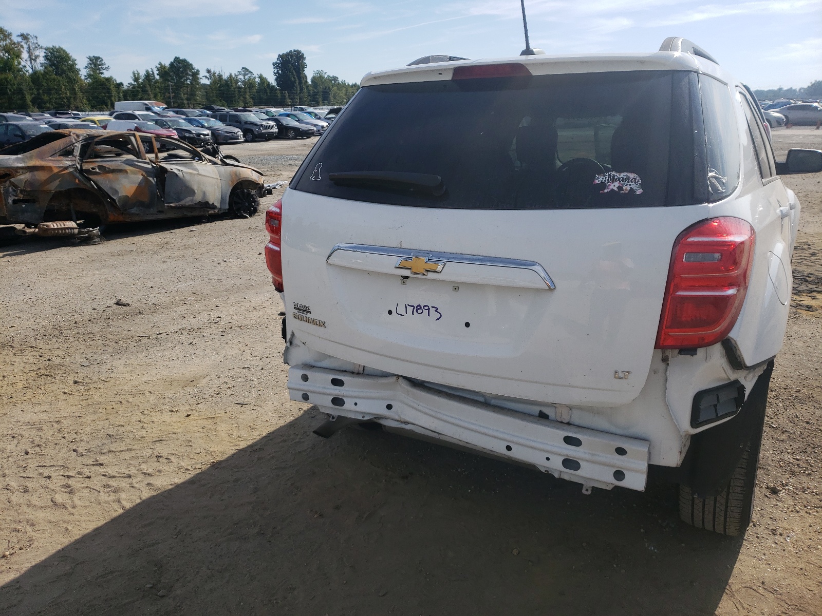 Photo 9 from auction – 2017 CHEVROLET EQUINOX LT with VIN 2GNALCEKXH1535674