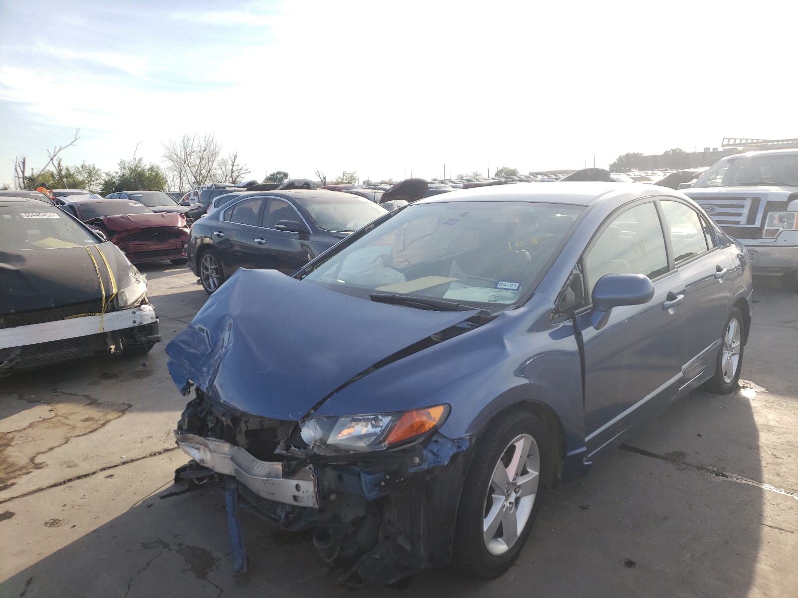 Photo 2 from auction – 2007 HONDA CIVIC LX with VIN 1HGFA16537L014520
