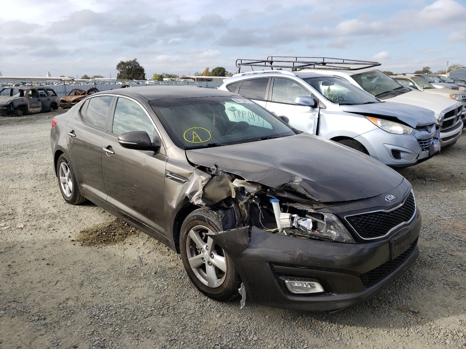 Photo 1 from auction – 2014 KIA OPTIMA LX with VIN 5XXGM4A75EG318093
