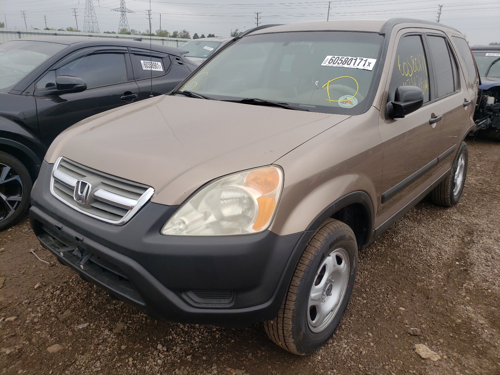 Photo 2 from auction – 2003 HONDA CR-V LX with VIN JHLRD68453C005254