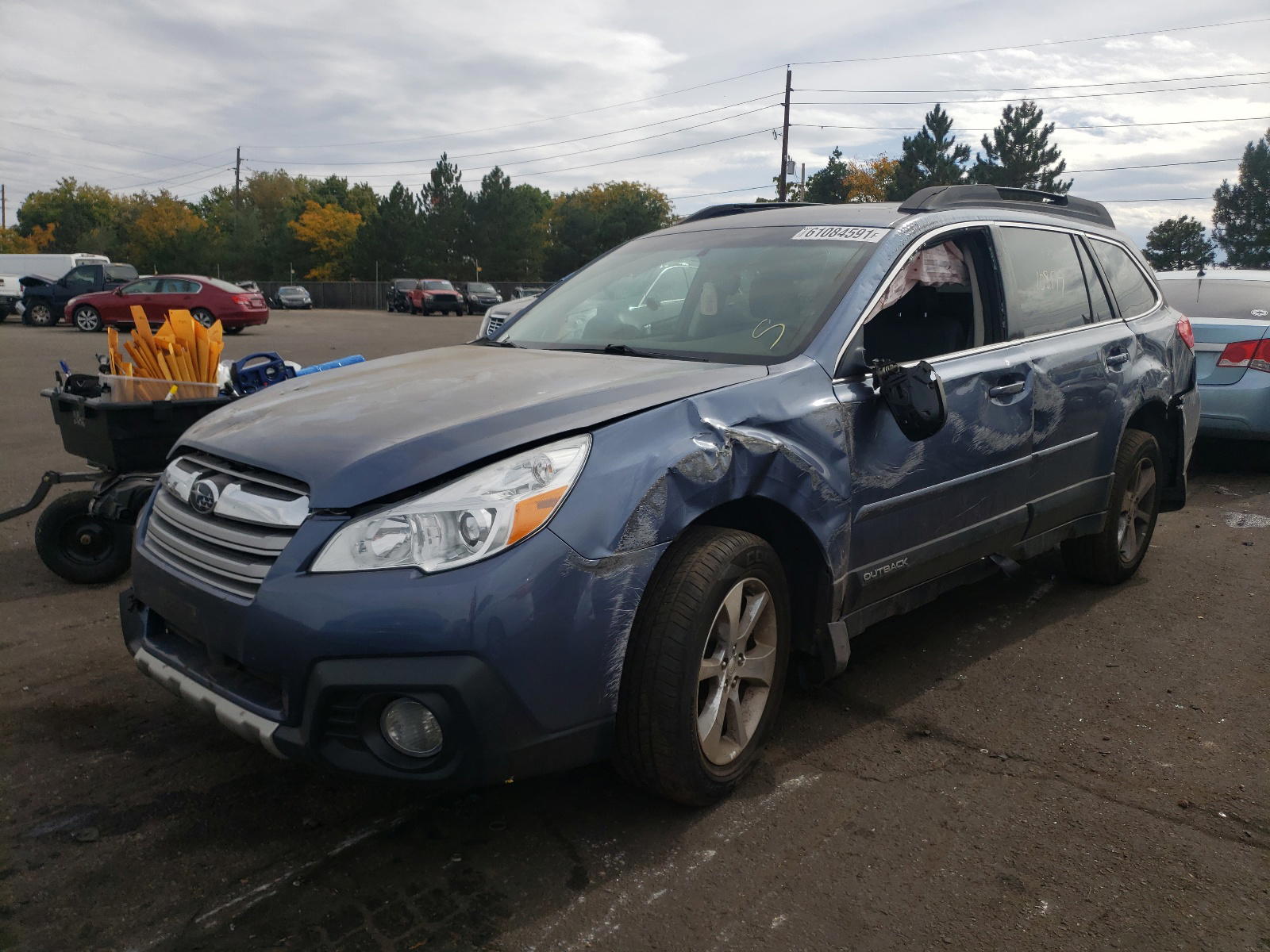Photo 2 from auction – 2013 SUBARU OUTBACK 2. with VIN 4S4BRCKCXD3216347