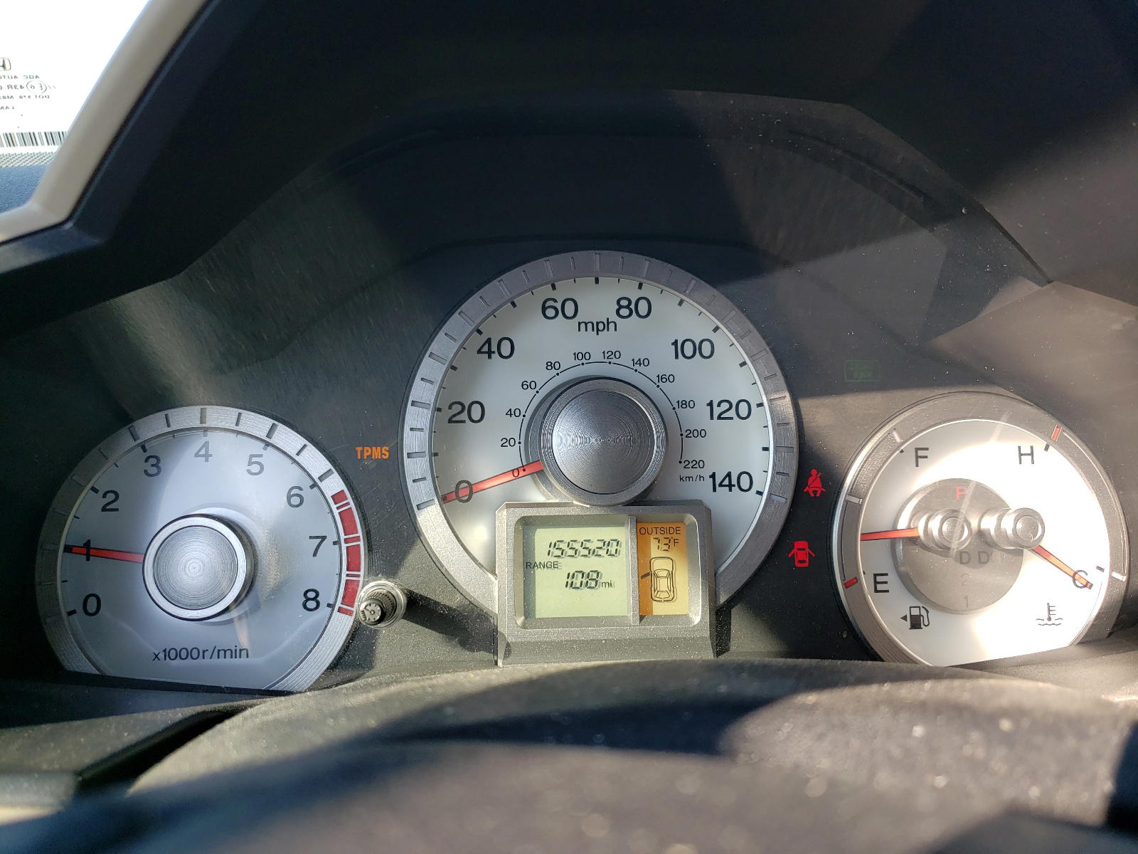 Photo 8 from auction – 2011 HONDA PILOT TOUR with VIN 5FNYF4H96BB501314