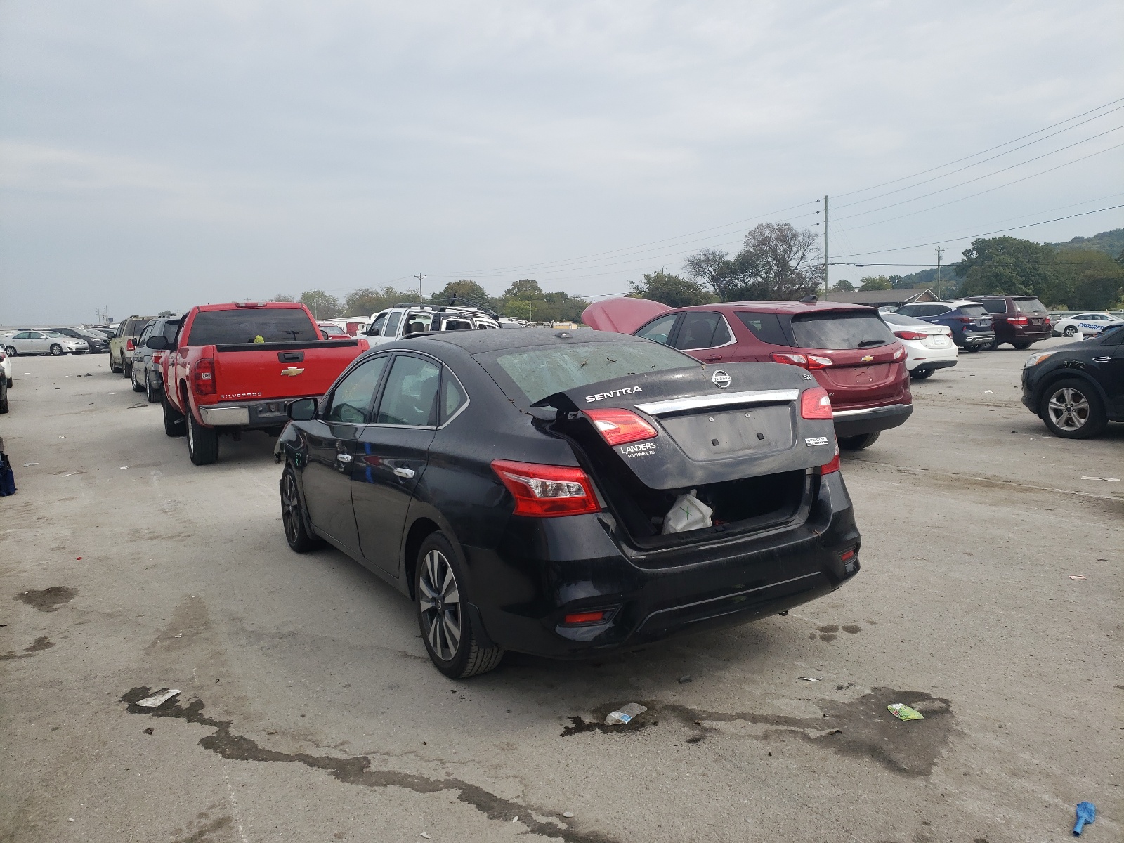 Photo 3 from auction – 2019 NISSAN SENTRA S with VIN 3N1AB7AP3KY309167
