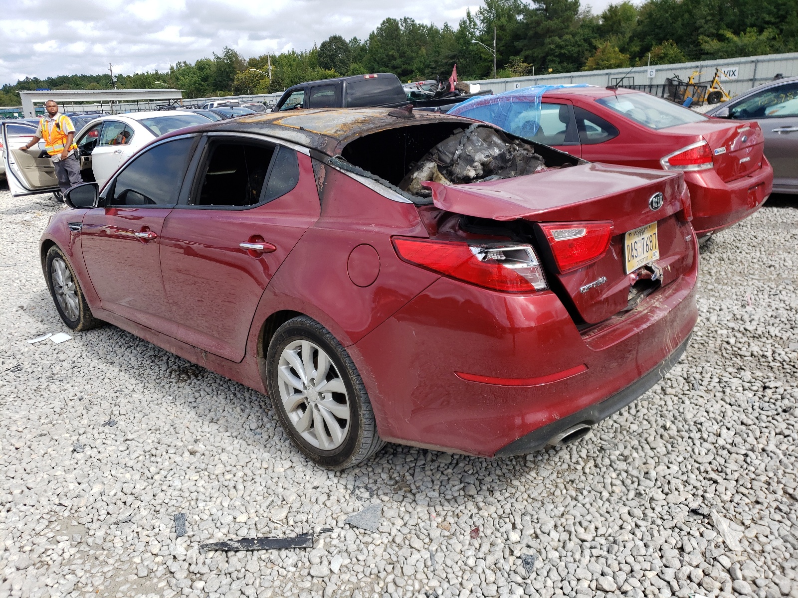 Photo 3 from auction – 2015 KIA OPTIMA LX with VIN 5XXGM4A79FG465230