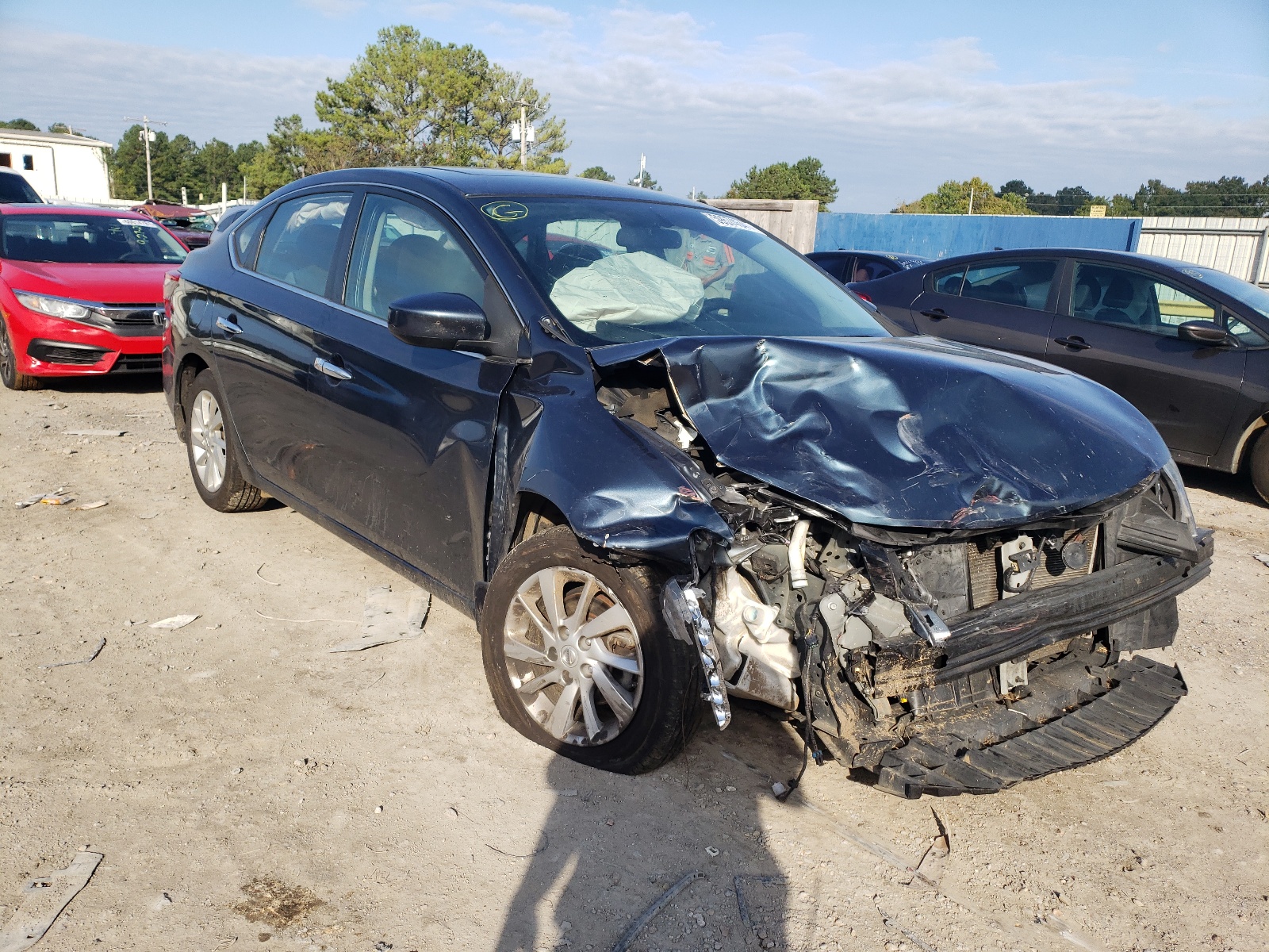 NISSAN SENTRA S 2015 with VIN 3N1AB7AP1FY253106 - Photo from auction