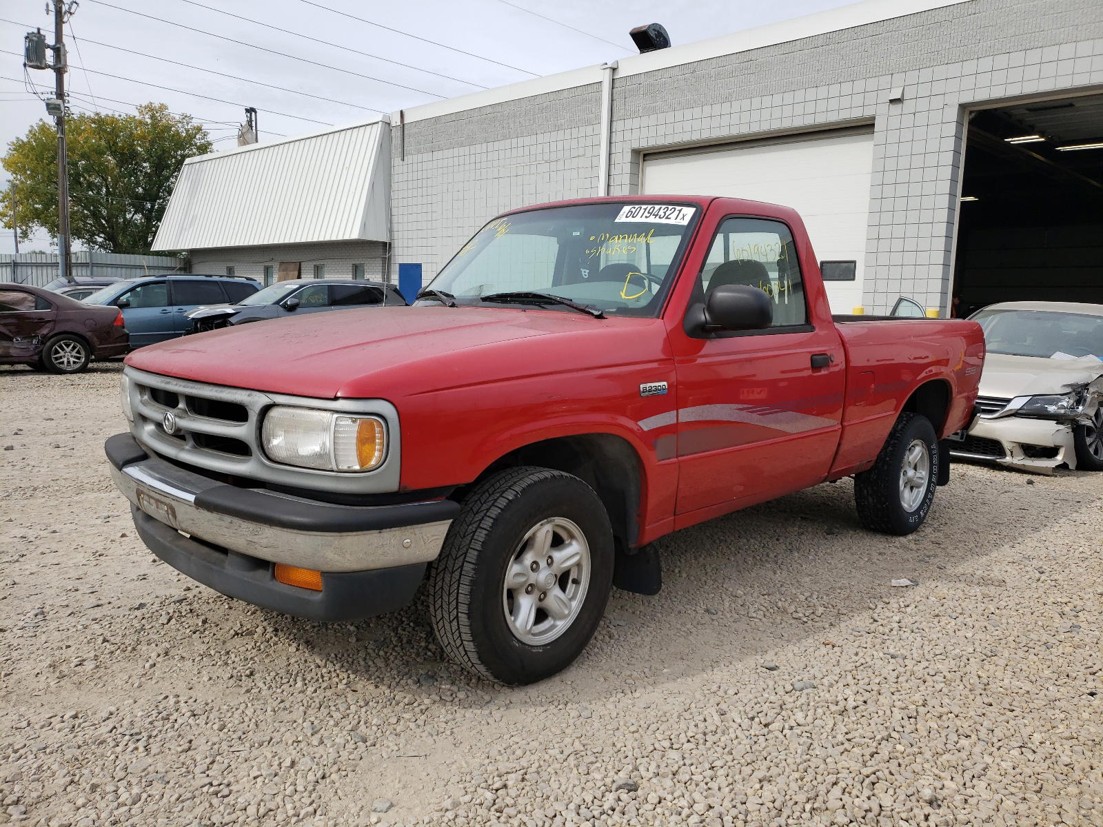 Photo 2 from auction – 1997 MAZDA B2300 with VIN 4F4CR12A2VTM08897