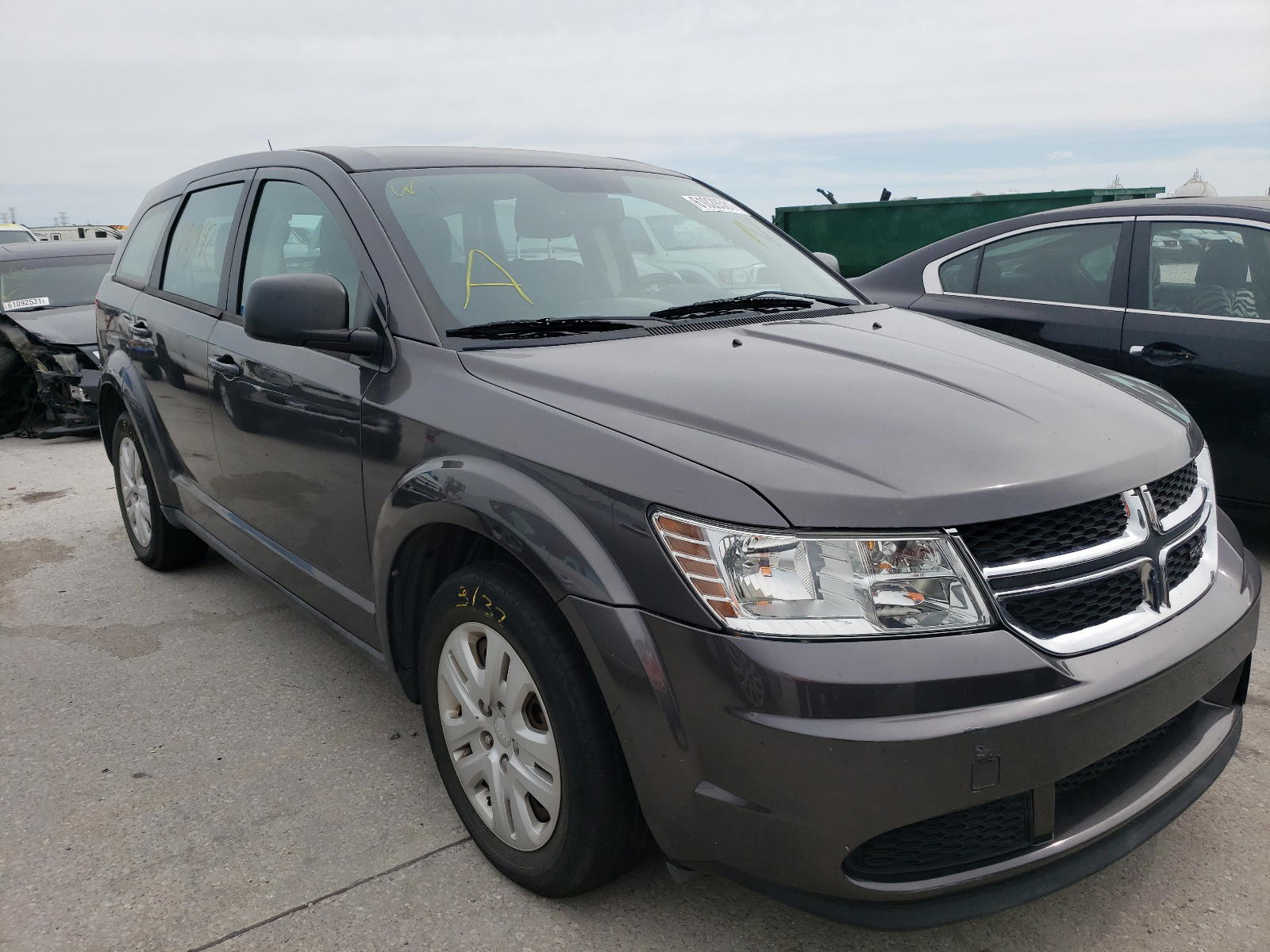 DODGE JOURNEY SE 2014 with VIN 3C4PDCAB1ET257084 - Photo from auction