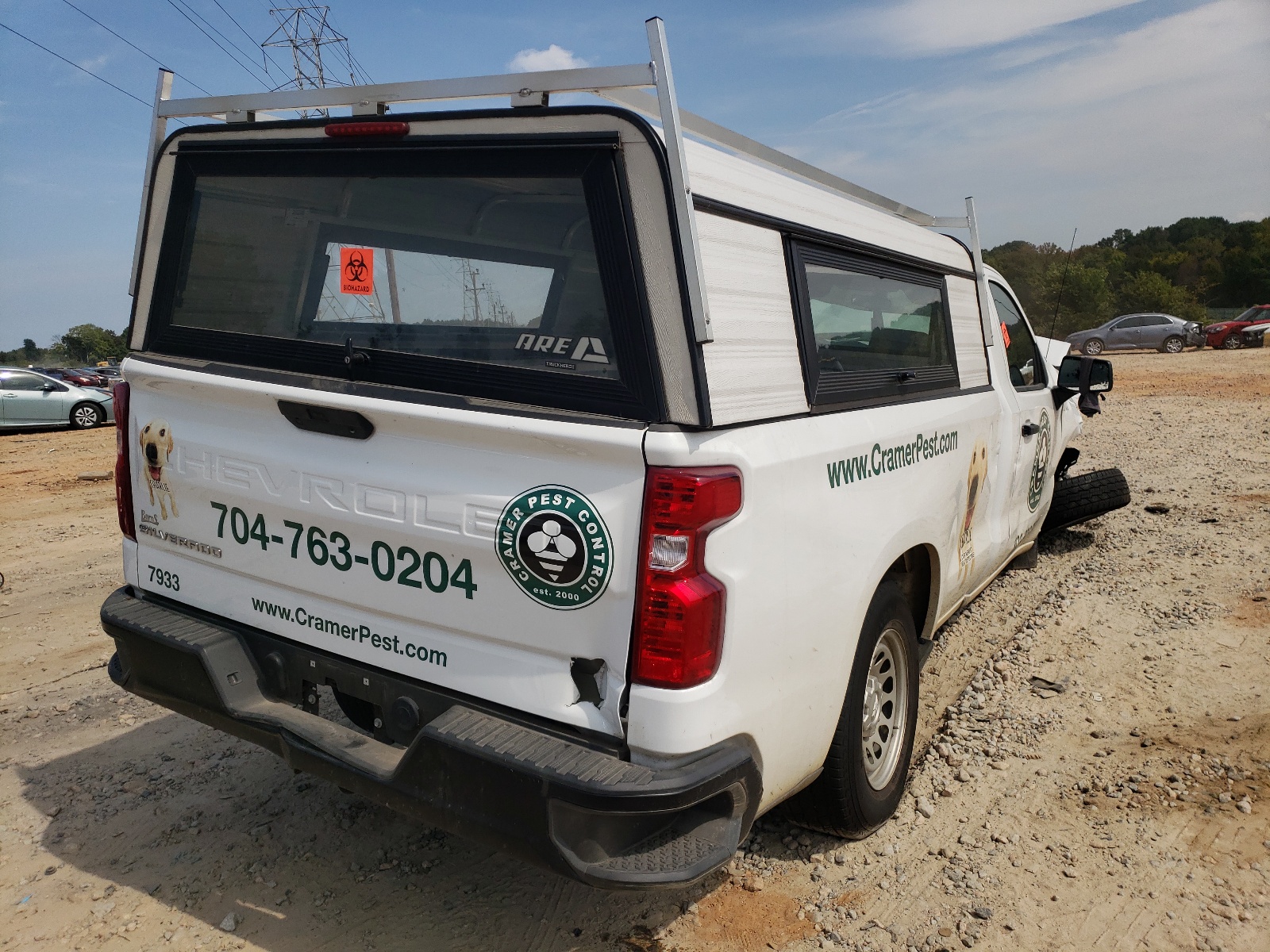 Photo 4 from auction – 2021 CHEVROLET SILVERADO with VIN 3GCNWAEH8MG157933