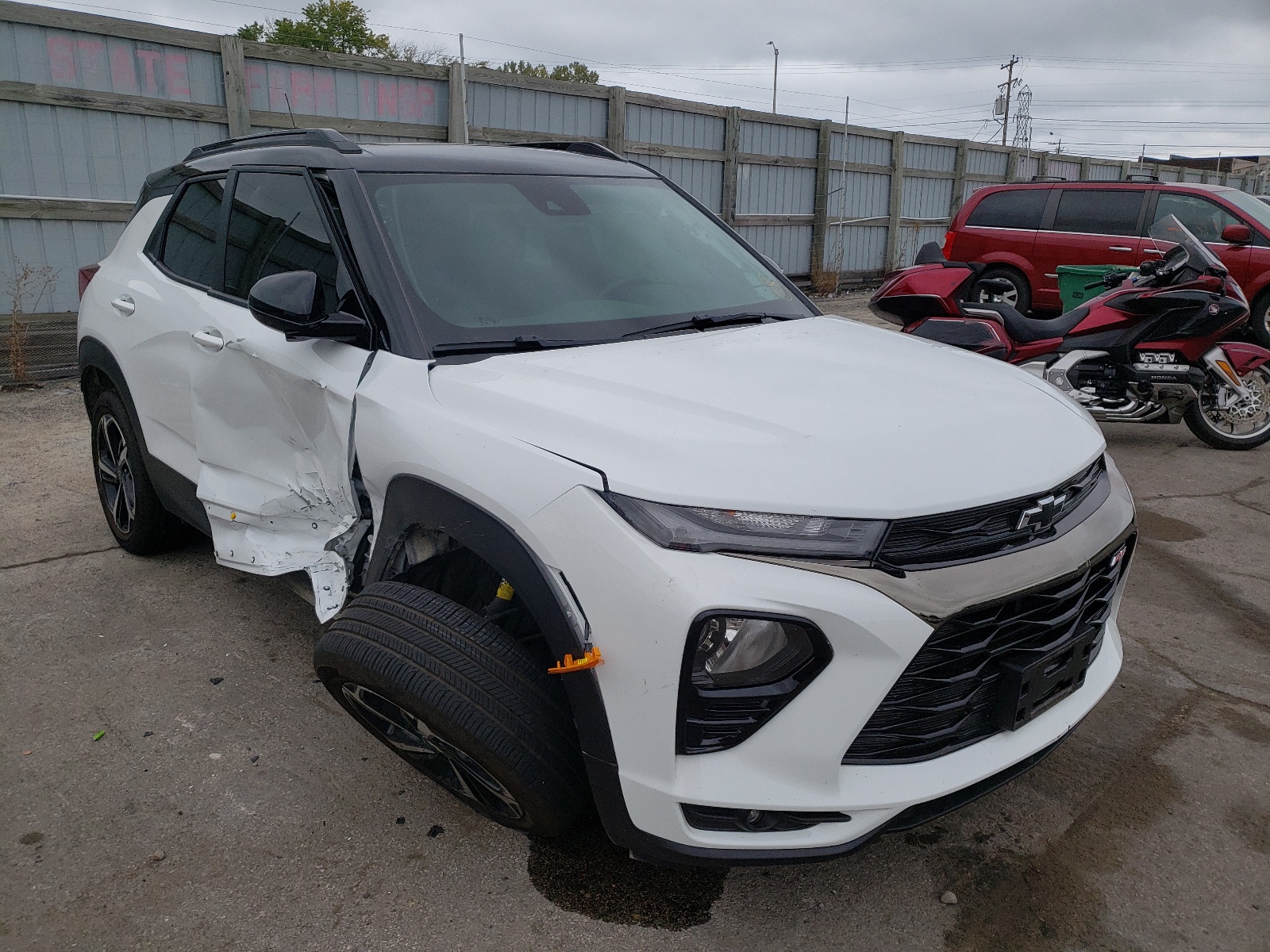 CHEVROLET TRAILBLAZE 2021 with VIN KL79MUSL5MB065217 - Photo from auction