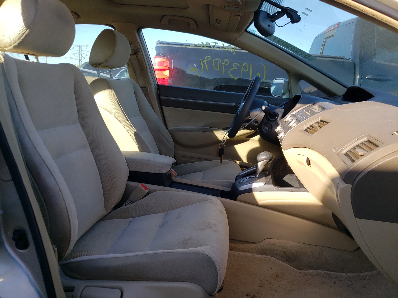 Photo 5 from auction – 2007 HONDA CIVIC EX with VIN 1HGFA16837L021168