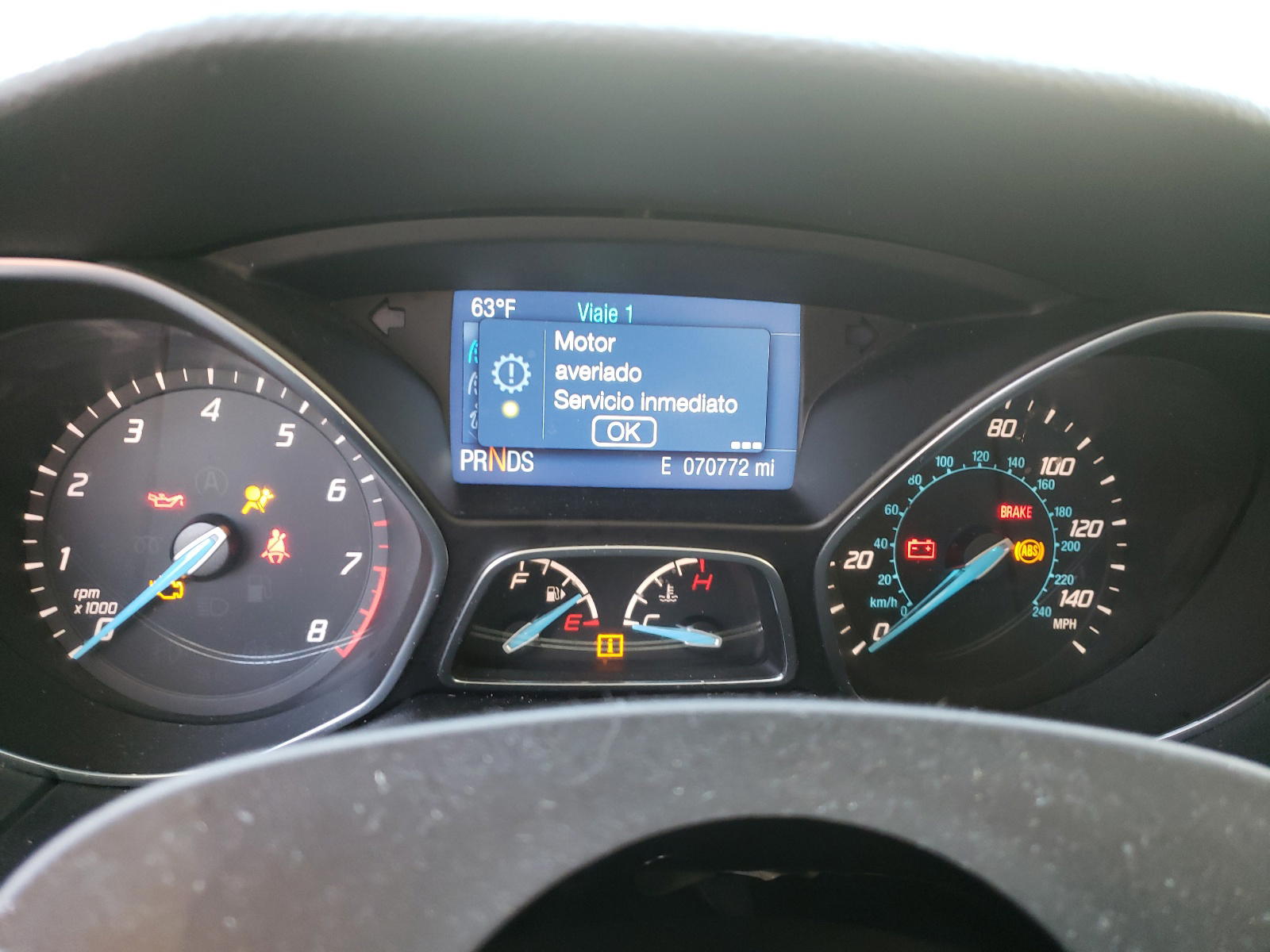 Photo 8 from auction – 2014 FORD FOCUS SE with VIN 1FADP3K23EL383439