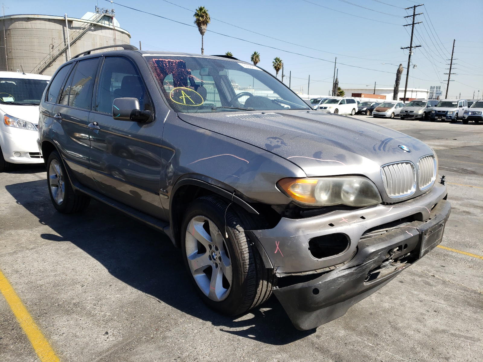 BMW X5 2006 with VIN 5UXFB53546LV26128 - Photo from auction