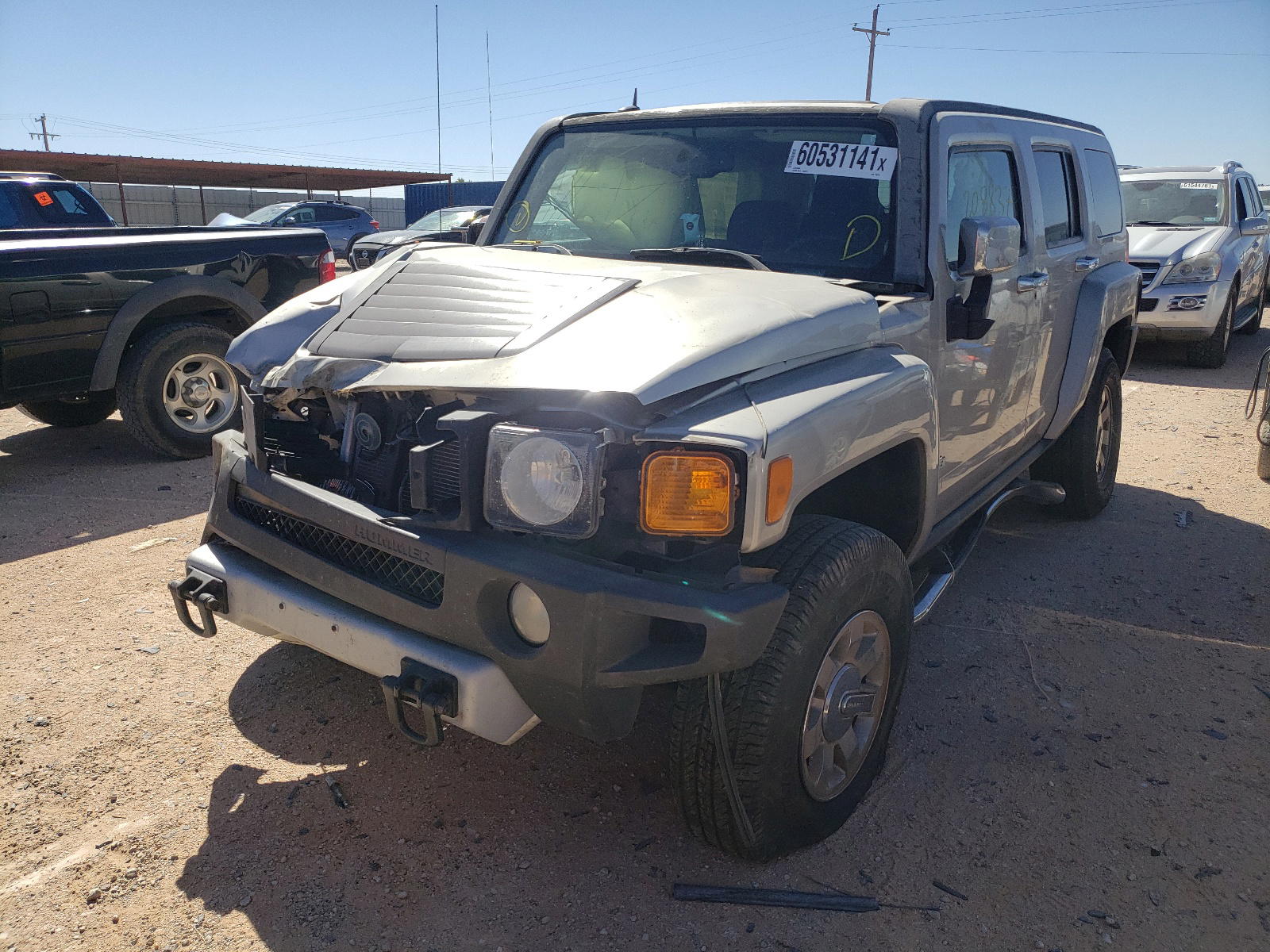 Photo 2 from auction – 2008 HUMMER H3 with VIN 5GTEN13E588176777