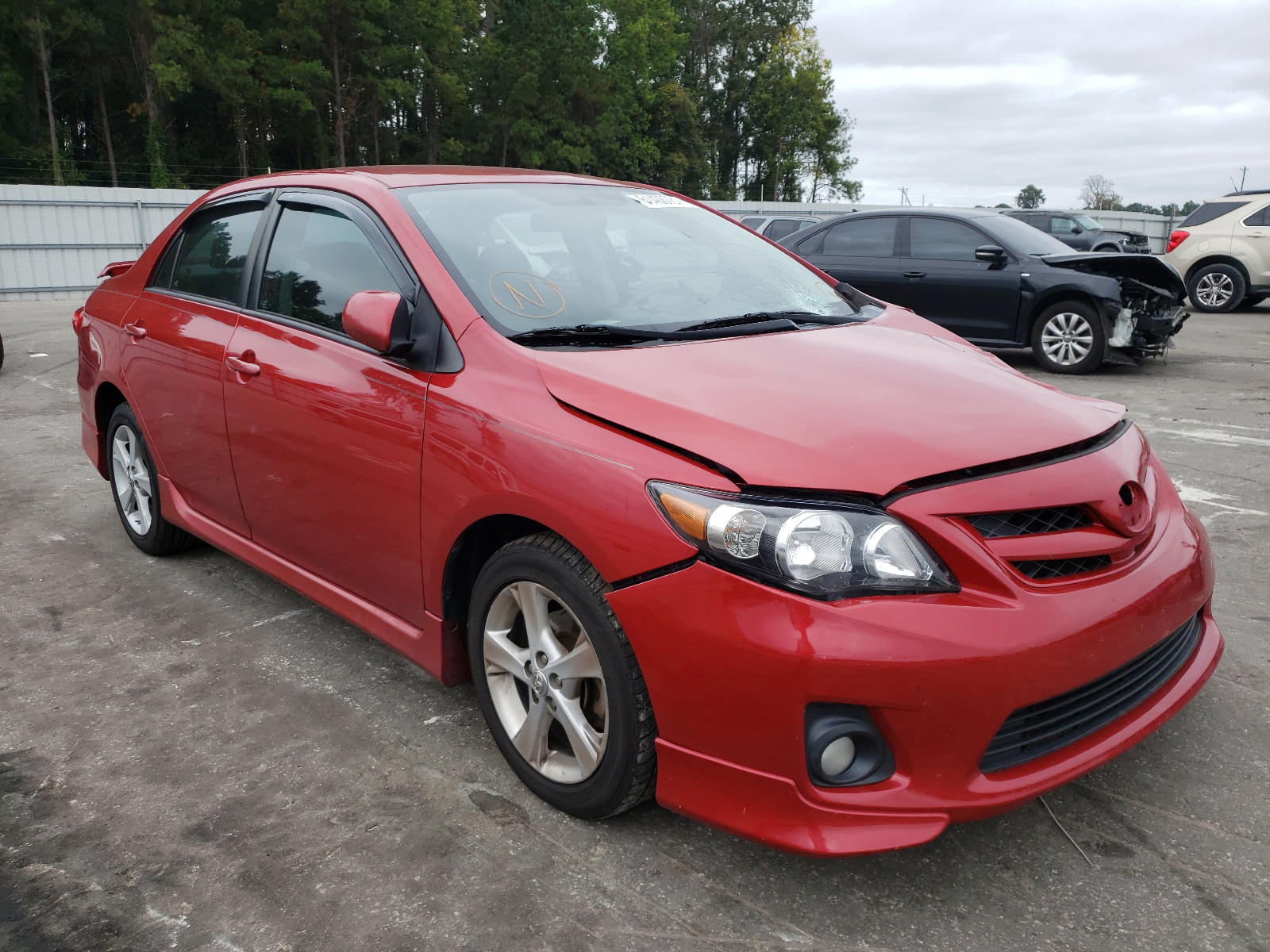TOYOTA COROLLA BA 2012 with VIN 5YFBU4EE1CP017070 - Photo from auction