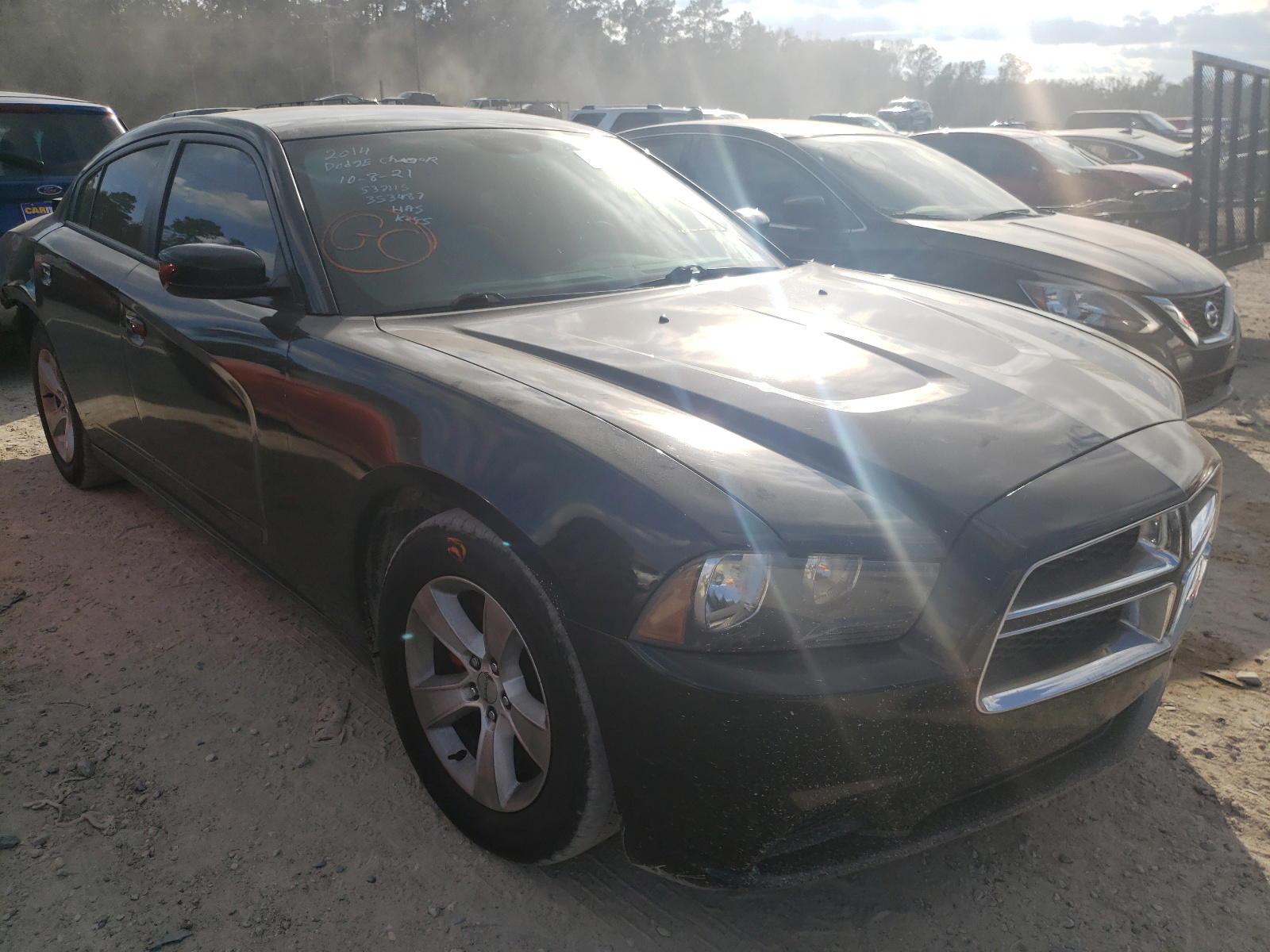 DODGE CHARGER SE 2014 with VIN 2C3CDXBG3EH353487 - Photo from auction