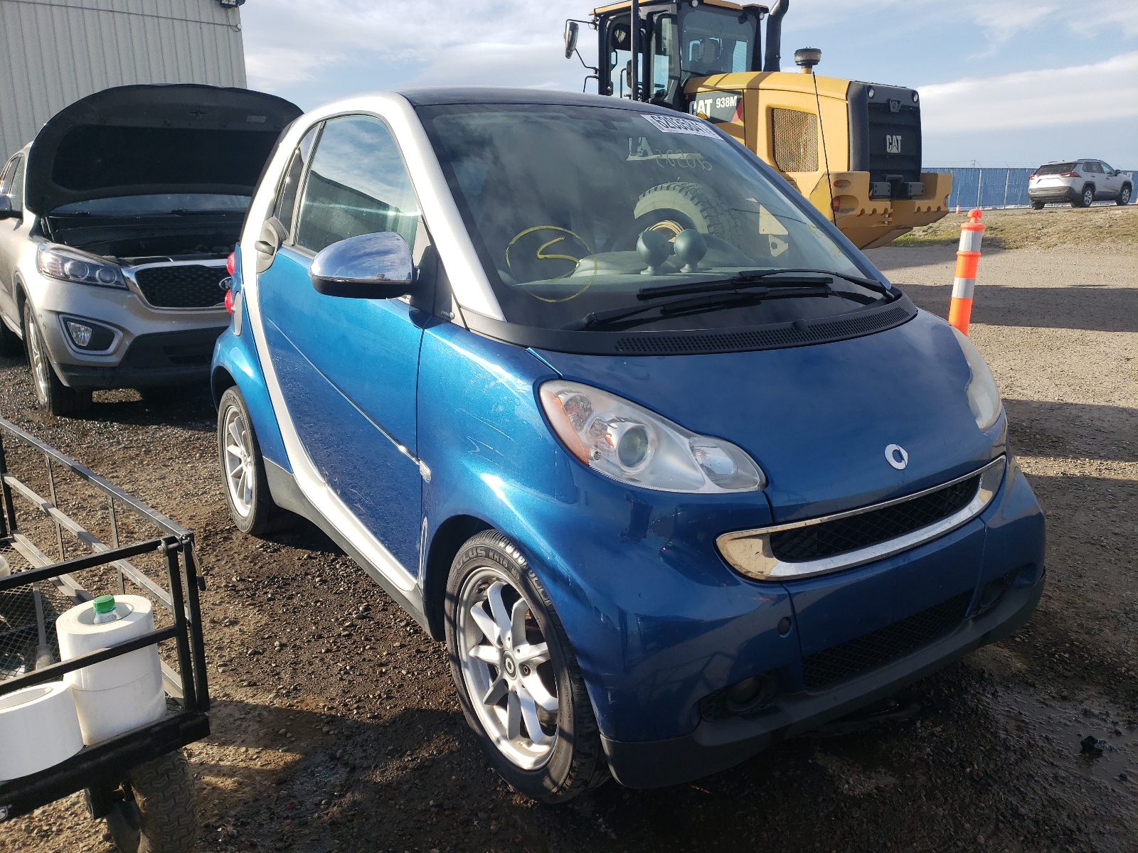 SMART FORTWO 2008 with VIN WMEEJ31X08K181800 - Photo from auction