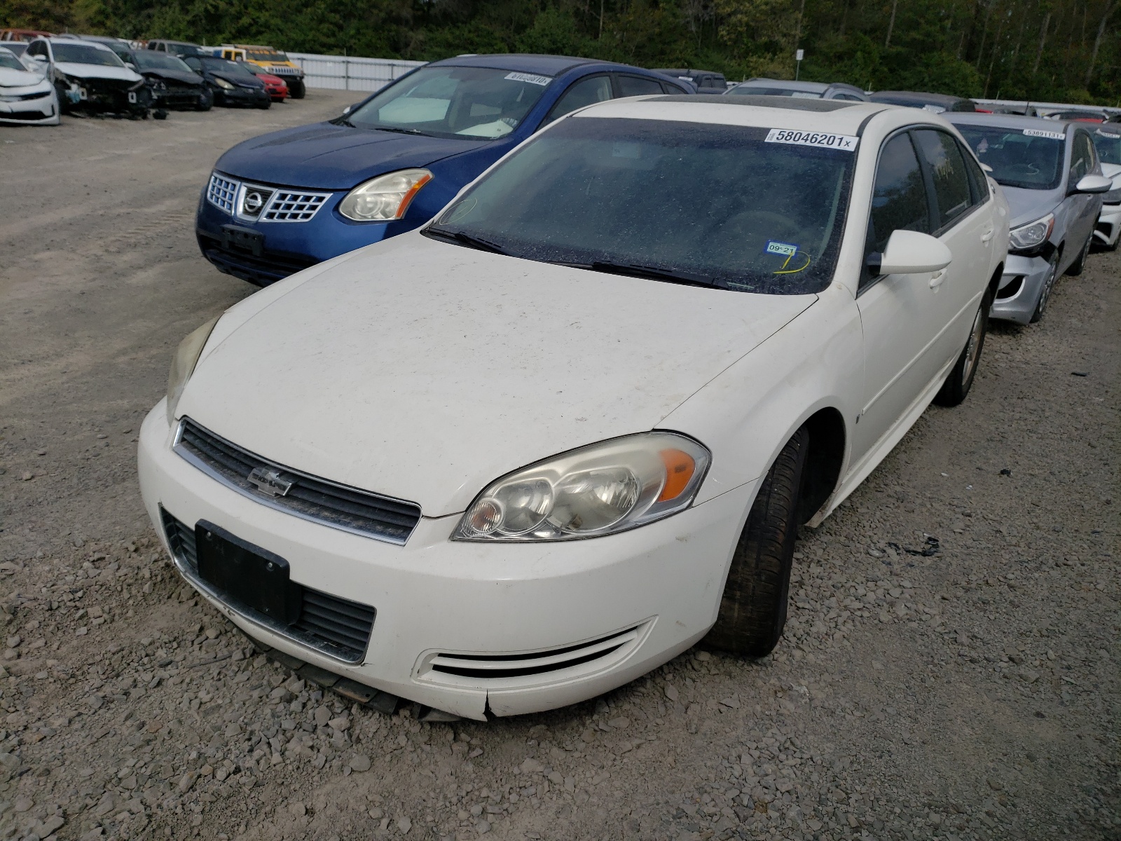 Photo 2 from auction – 2009 CHEVROLET IMPALA 1LT with VIN 2G1WT57K091108019