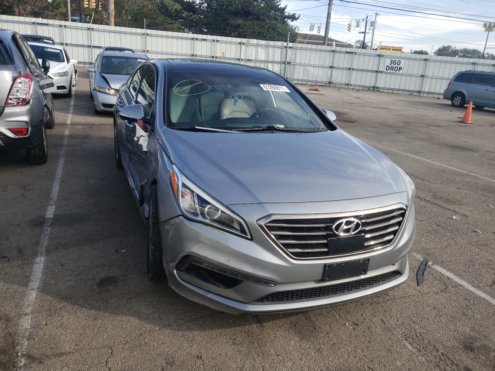 HYUNDAI SONATA SPO 2015 with VIN 5NPE34AB4FH140102 - Photo from auction