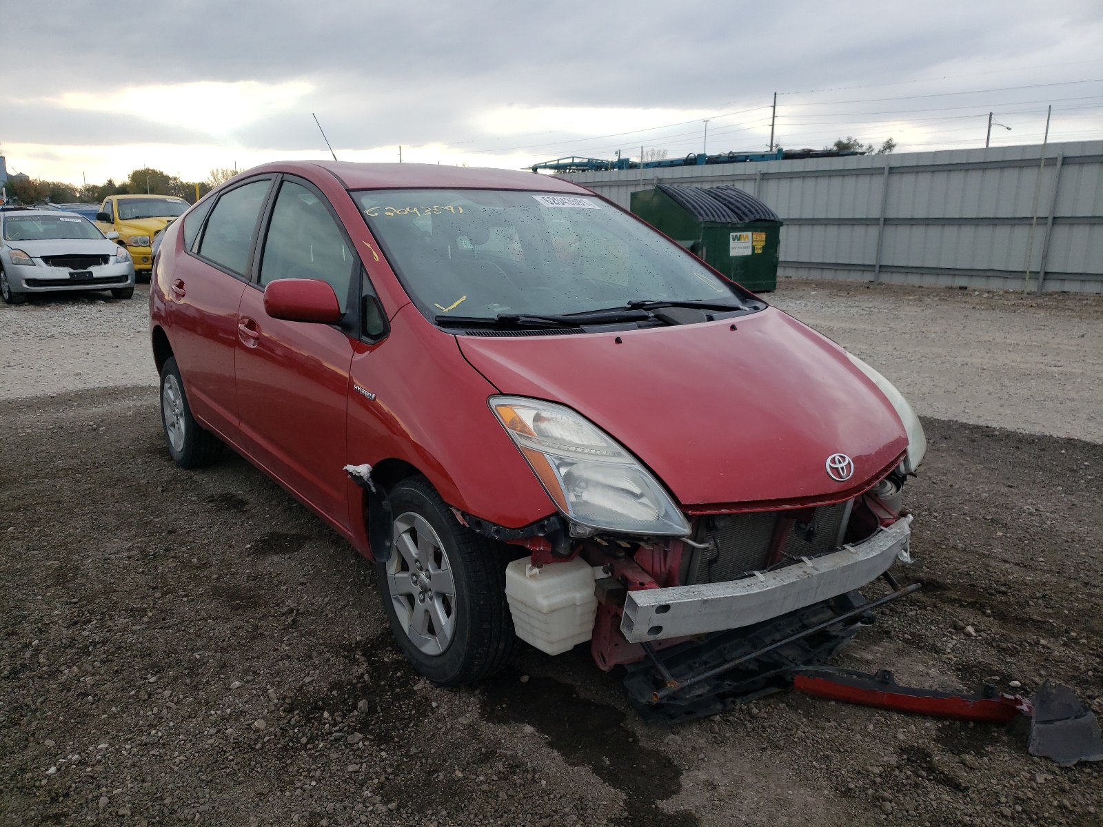 TOYOTA PRIUS 2008 with VIN JTDKB20U883447302 - Photo from auction