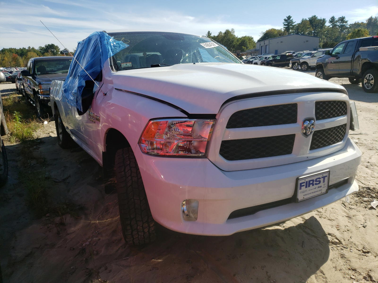 RAM 1500 ST 2017 with VIN 1C6RR7FT8HS649107 - Photo from auction