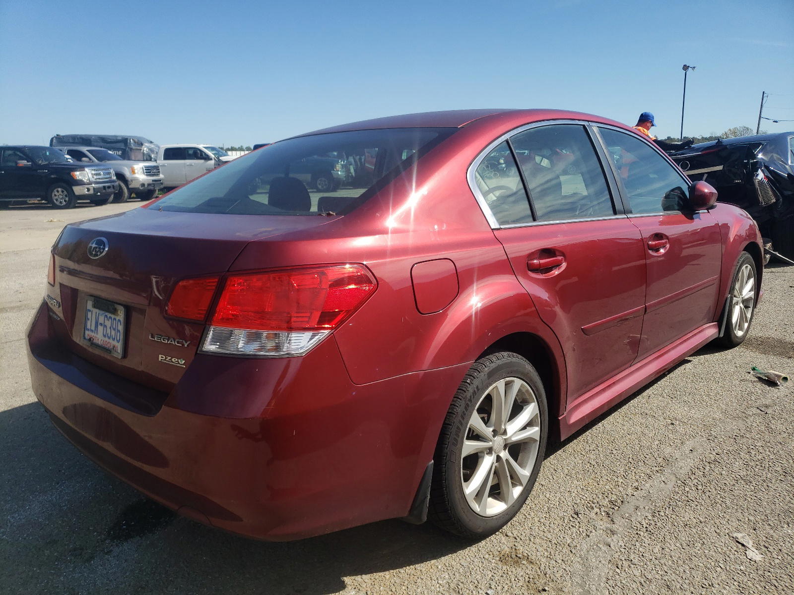 Photo 4 from auction – 2013 SUBARU LEGACY 2.5 with VIN 4S3BMBC6XD3043371