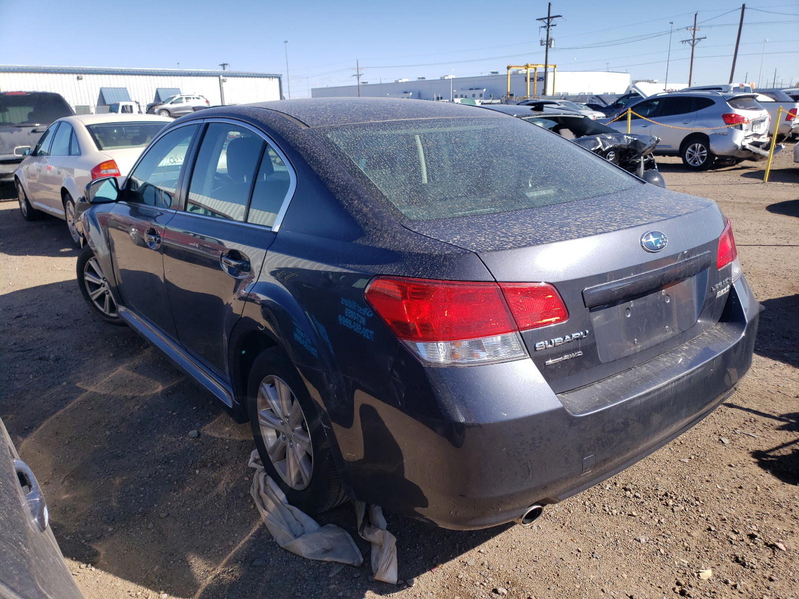 Photo 3 from auction – 2011 SUBARU LEGACY 2.5 with VIN 4S3BMBC60B3223813