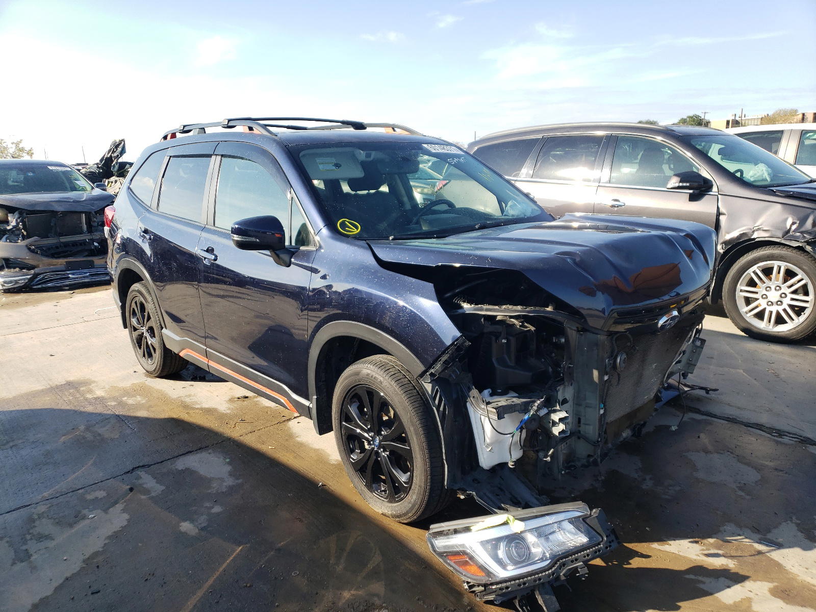 SUBARU FORESTER S 2019 with VIN JF2SKAPC2KH495011 - Photo from auction