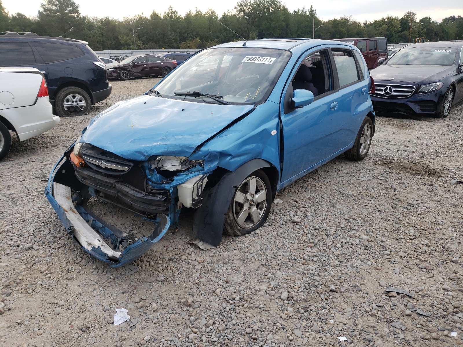 Photo 2 from auction – 2006 CHEVROLET AVEO LT with VIN KL1TG66696B645354