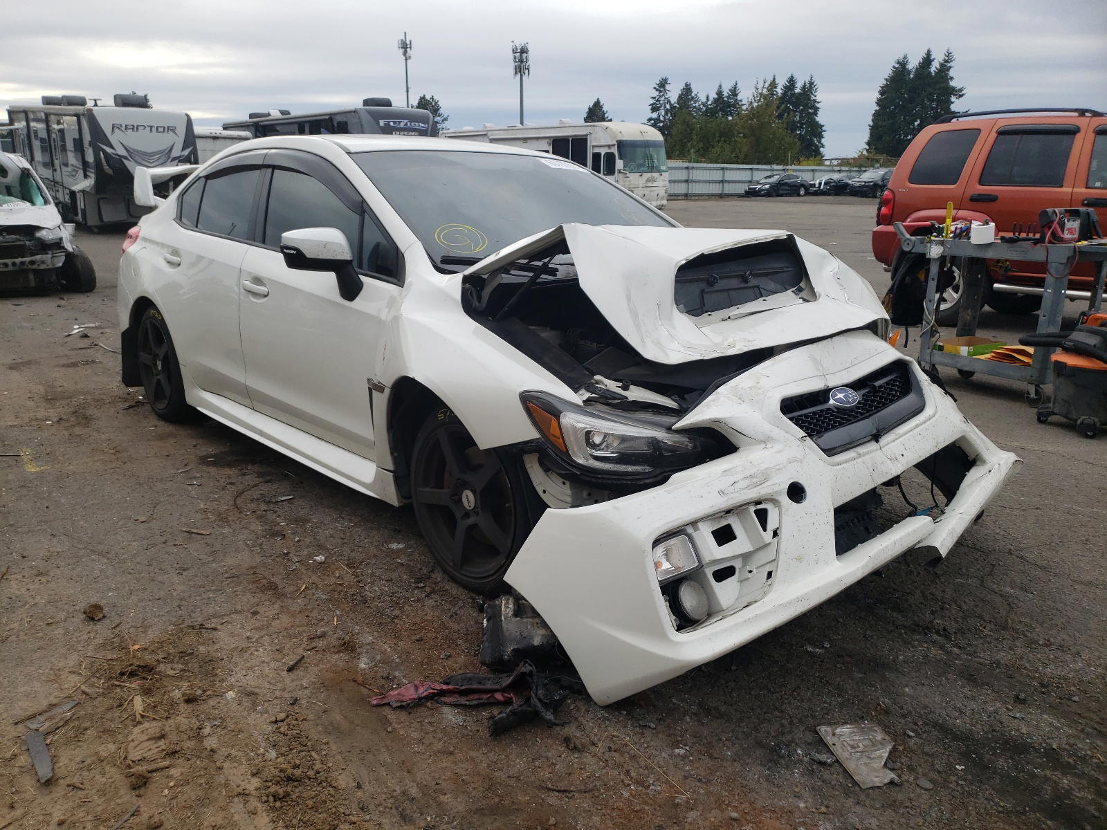 SUBARU WRX LIMITE 2016 with VIN JF1VA1L63G9826295 - Photo from auction