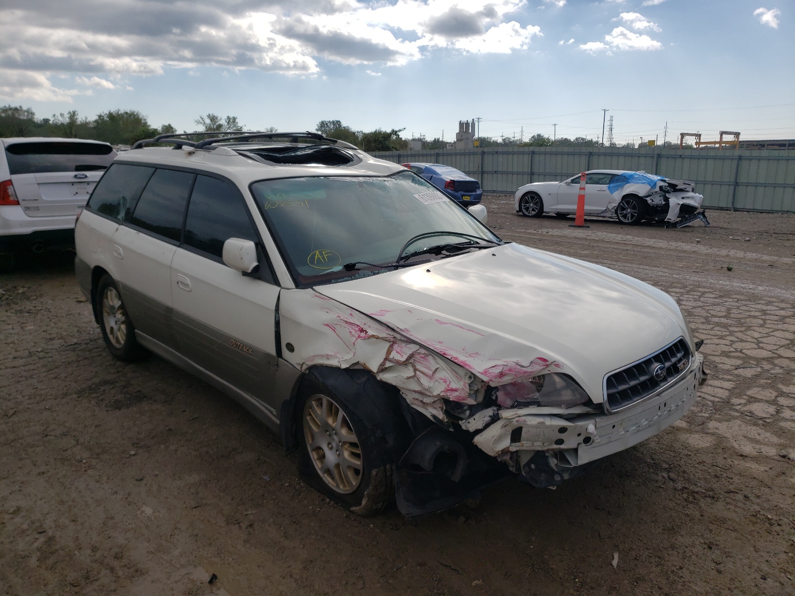 SUBARU LEGACY OUT 2003 with VIN 4S3BH806737602541 - Photo from auction