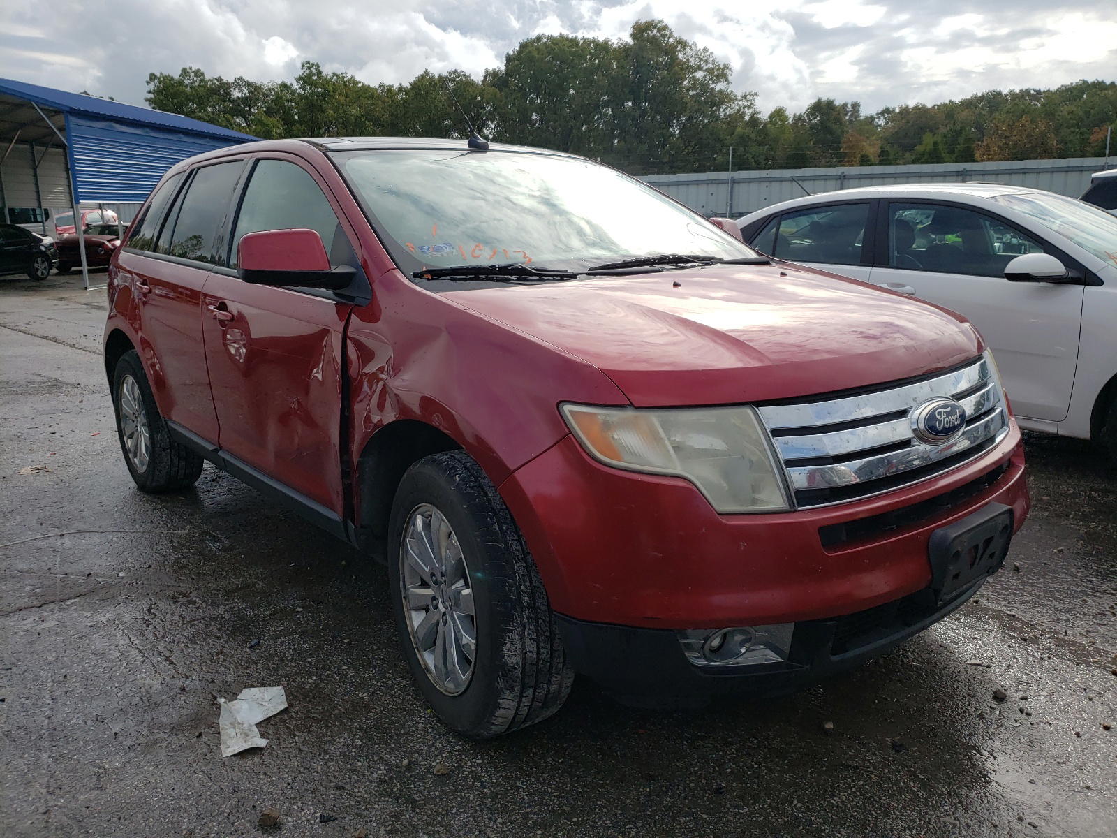 FORD EDGE SEL P 2007 with VIN 2FMDK39C67BB21923 - Photo from auction