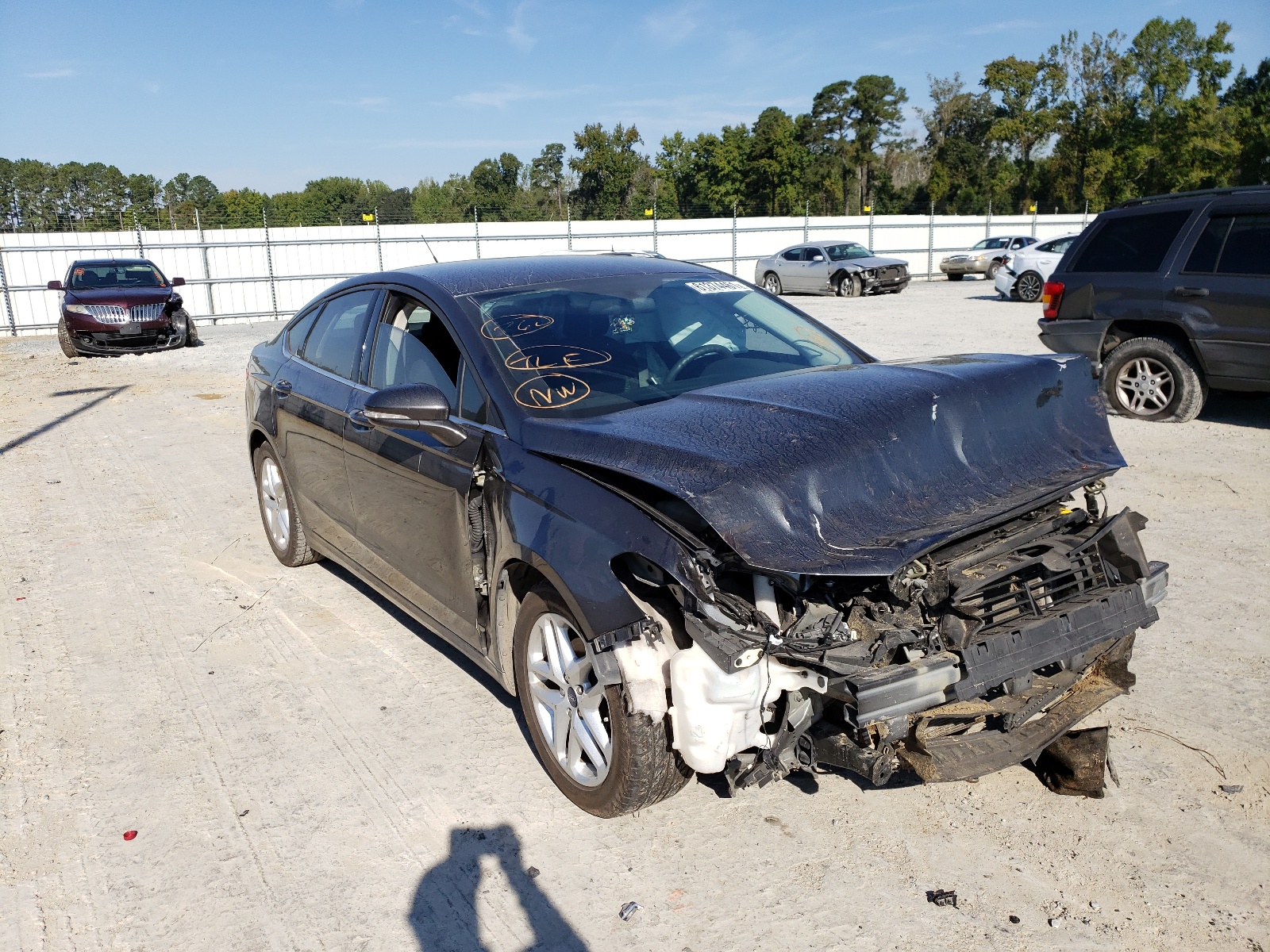FORD FUSION SE 2016 with VIN 1FA6P0H70G5116437 - Photo from auction