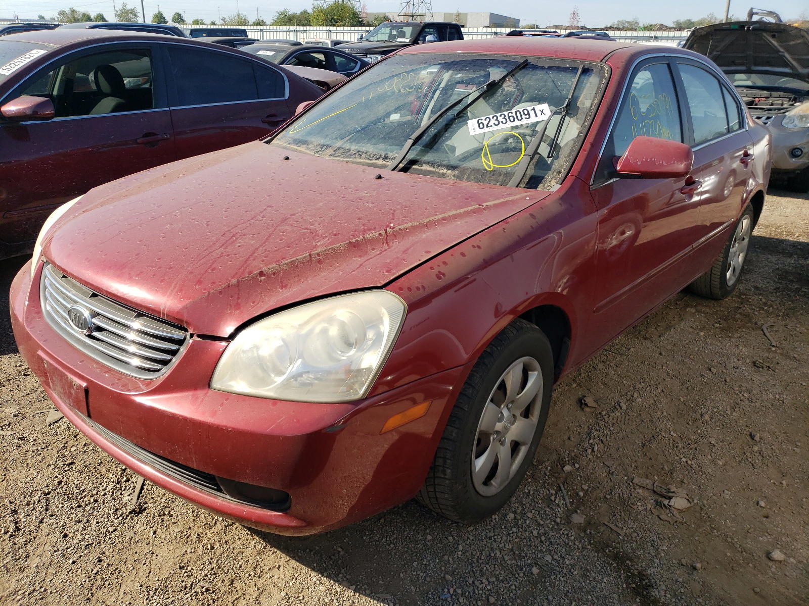 Photo 2 from auction – 2008 KIA OPTIMA with VIN KNAGE123085259564