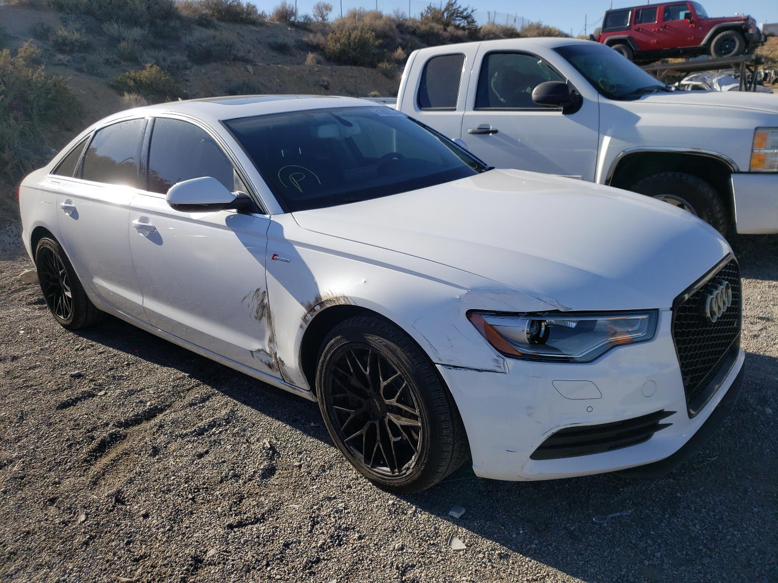 AUDI A6 2012 with VIN WAUBGAFC4CN006660 - Photo from auction
