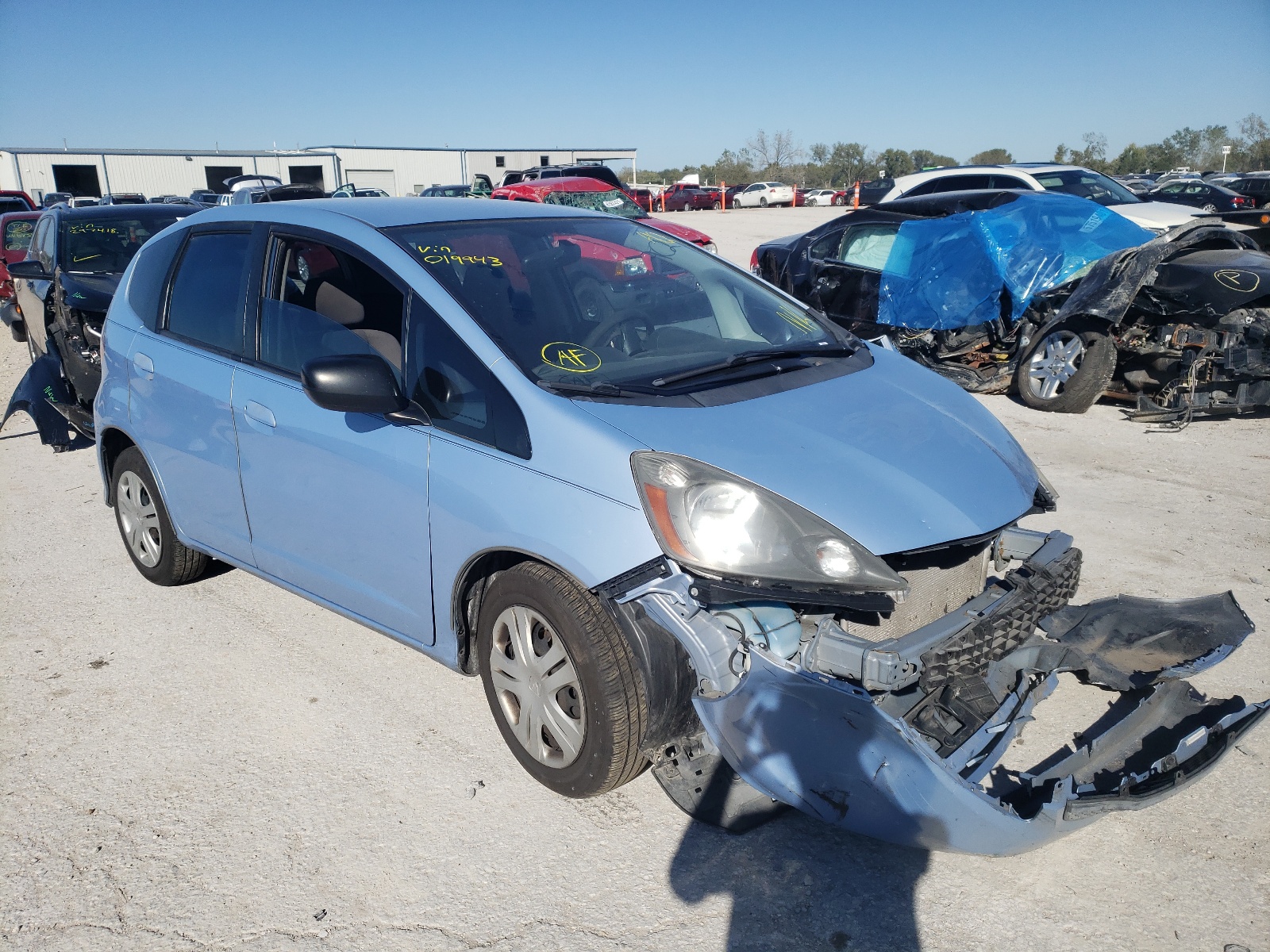 Photo 1 from auction – 2010 HONDA FIT with VIN JHMGE8H20AC019943