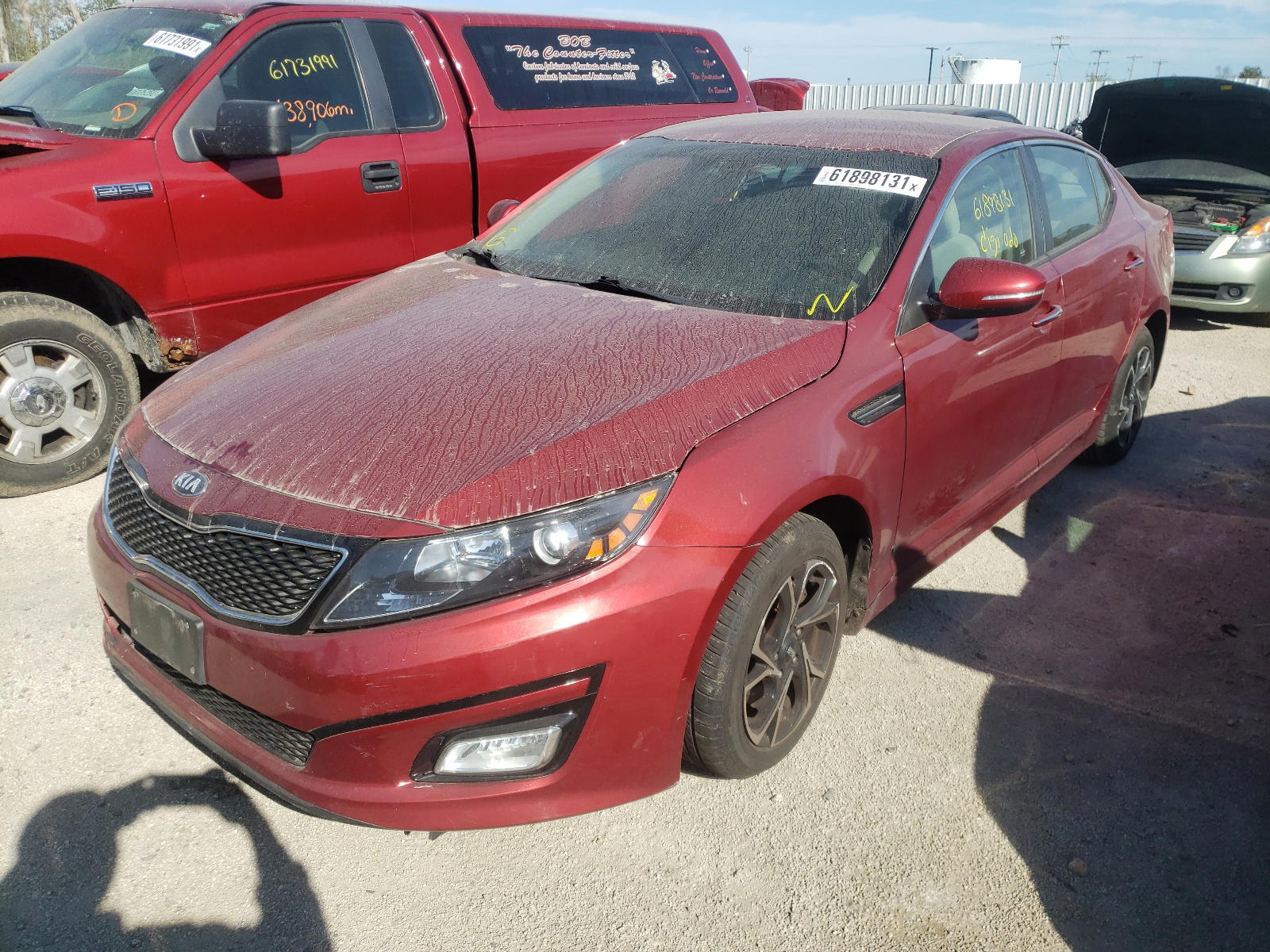 Photo 2 from auction – 2015 KIA OPTIMA with VIN 5XXGM4A72FG388801