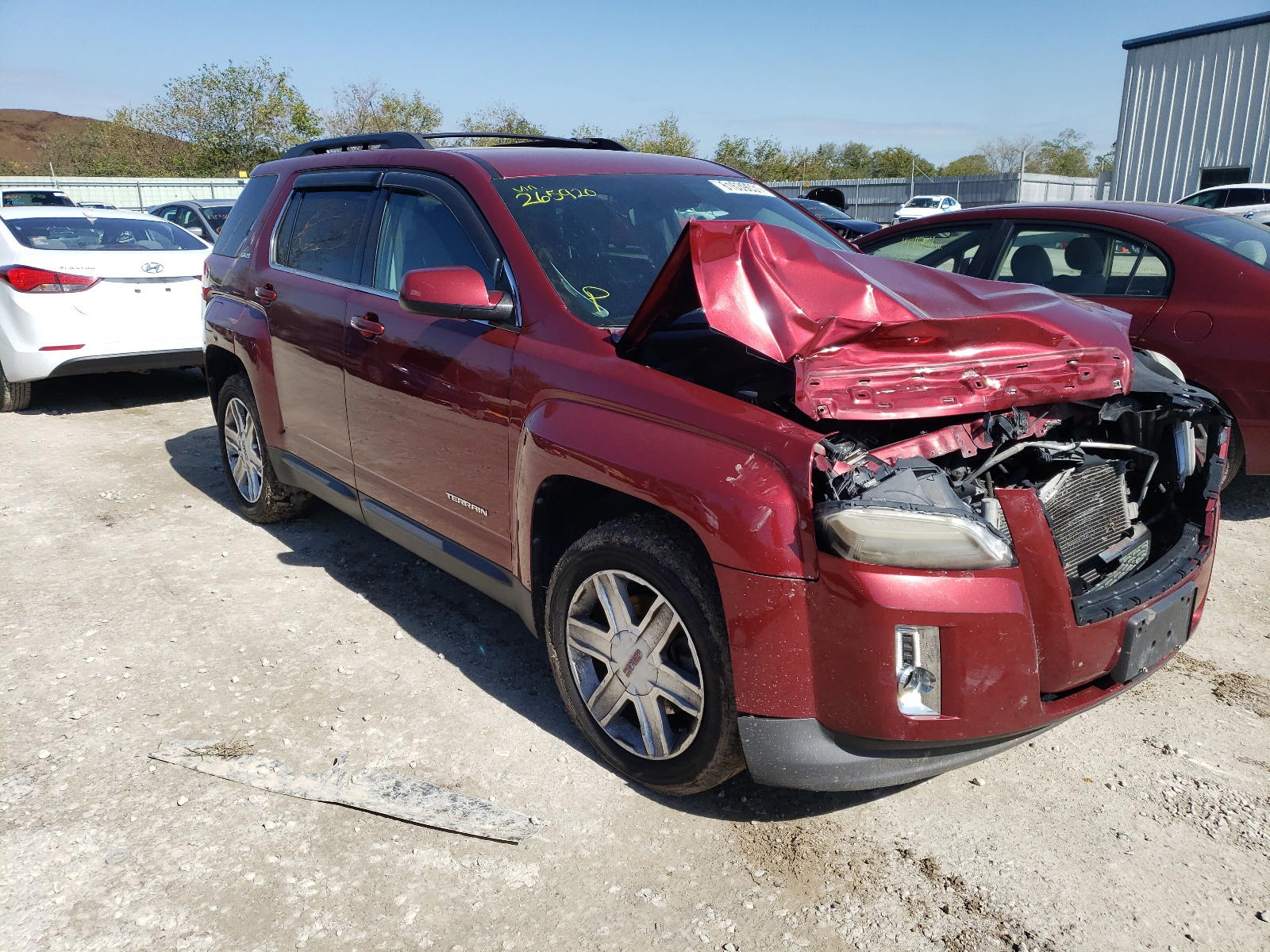 GMC TERRAIN SL 2012 with VIN 2GKFLTEK9C6265920 - Photo from auction