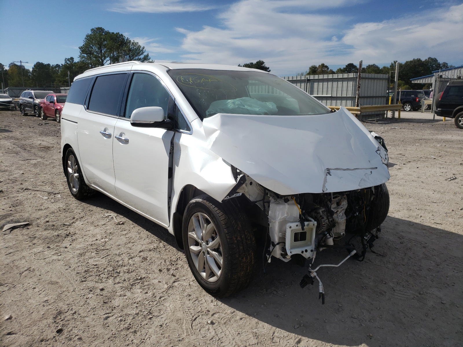 KIA SEDONA EX 2019 with VIN KNDMC5C19K6537024 - Photo from auction