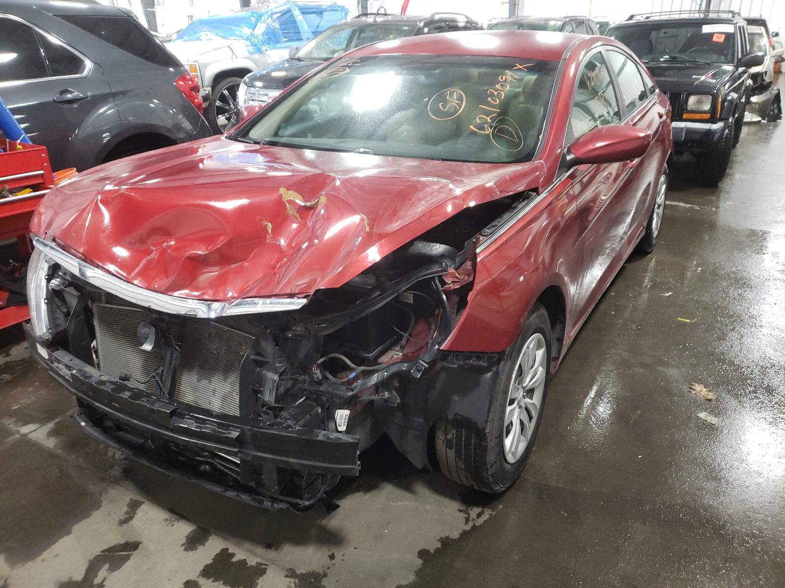Photo 2 from auction – 2012 HYUNDAI SONATA GLS with VIN 5NPEB4AC7CH403707