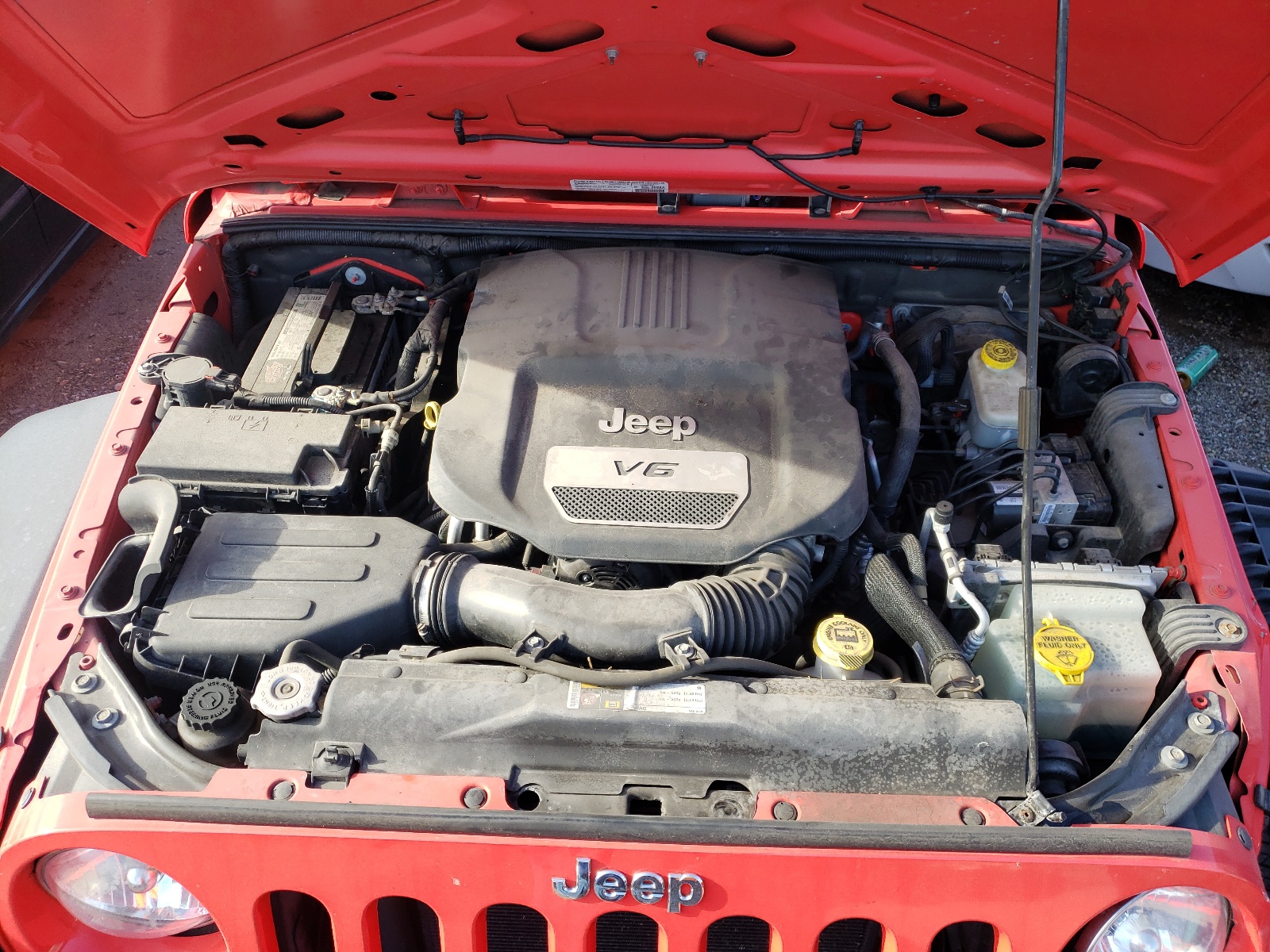 Photo 7 from auction – 2013 JEEP WRANGLER S with VIN 1C4AJWAG7DL622647