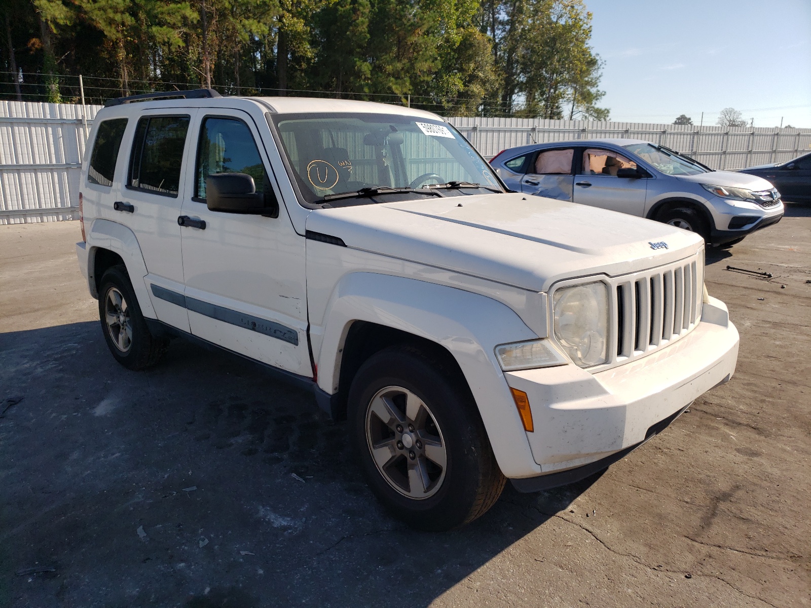 Photo 1 from auction – 2008 JEEP LIBERTY SP with VIN 1J8GP28K08W194803