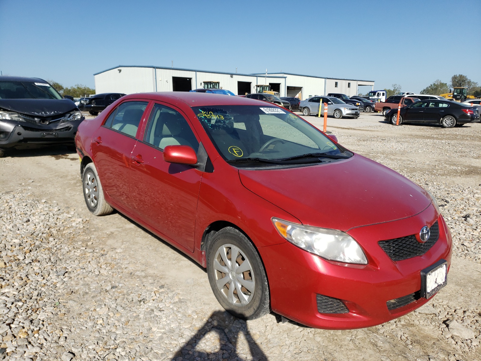 TOYOTA COROLLA BA 2009 with VIN 1NXBU40E89Z095943 - Photo from auction