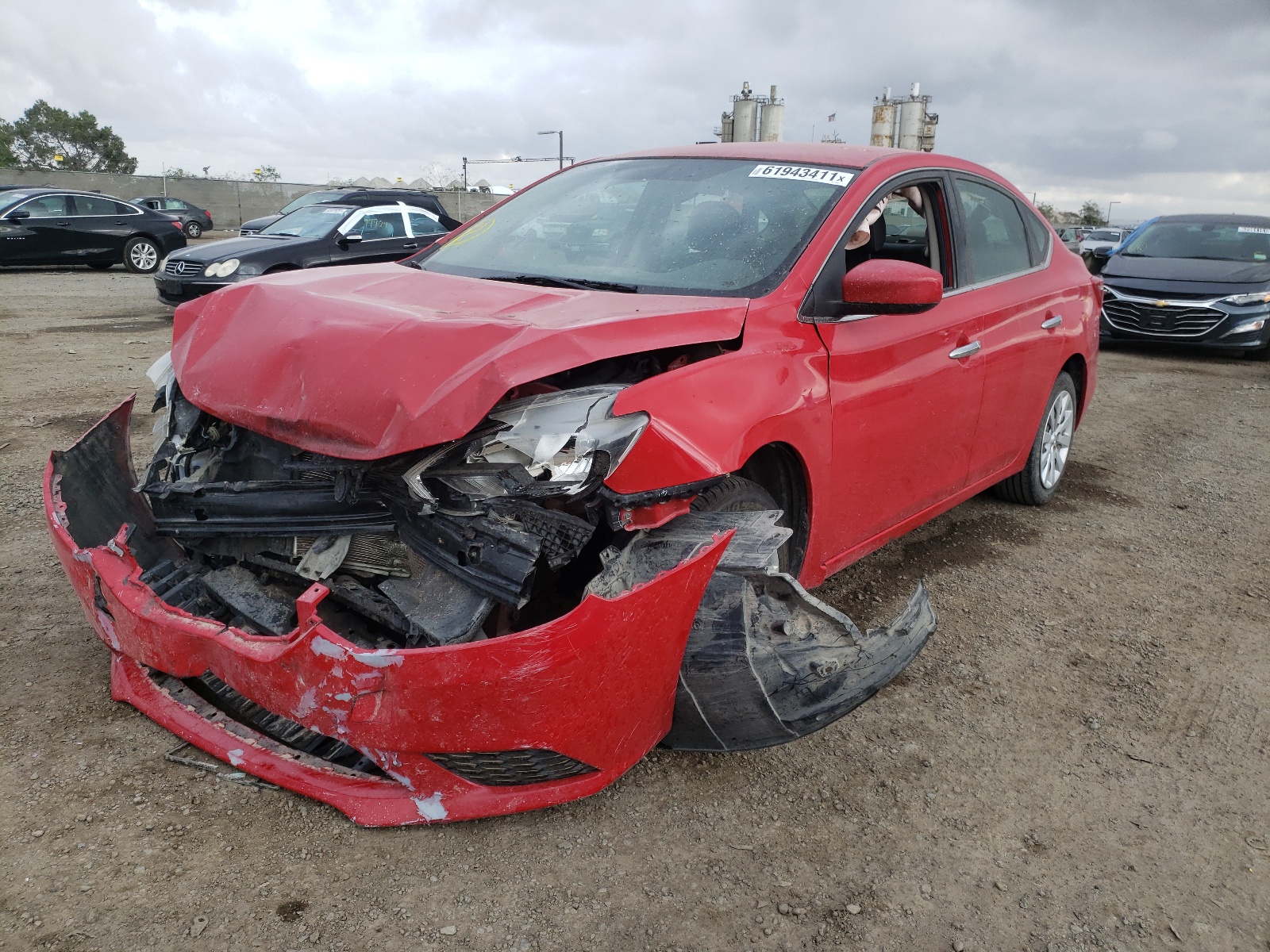 Photo 2 from auction – 2017 NISSAN SENTRA S with VIN 3N1AB7AP2HY343884