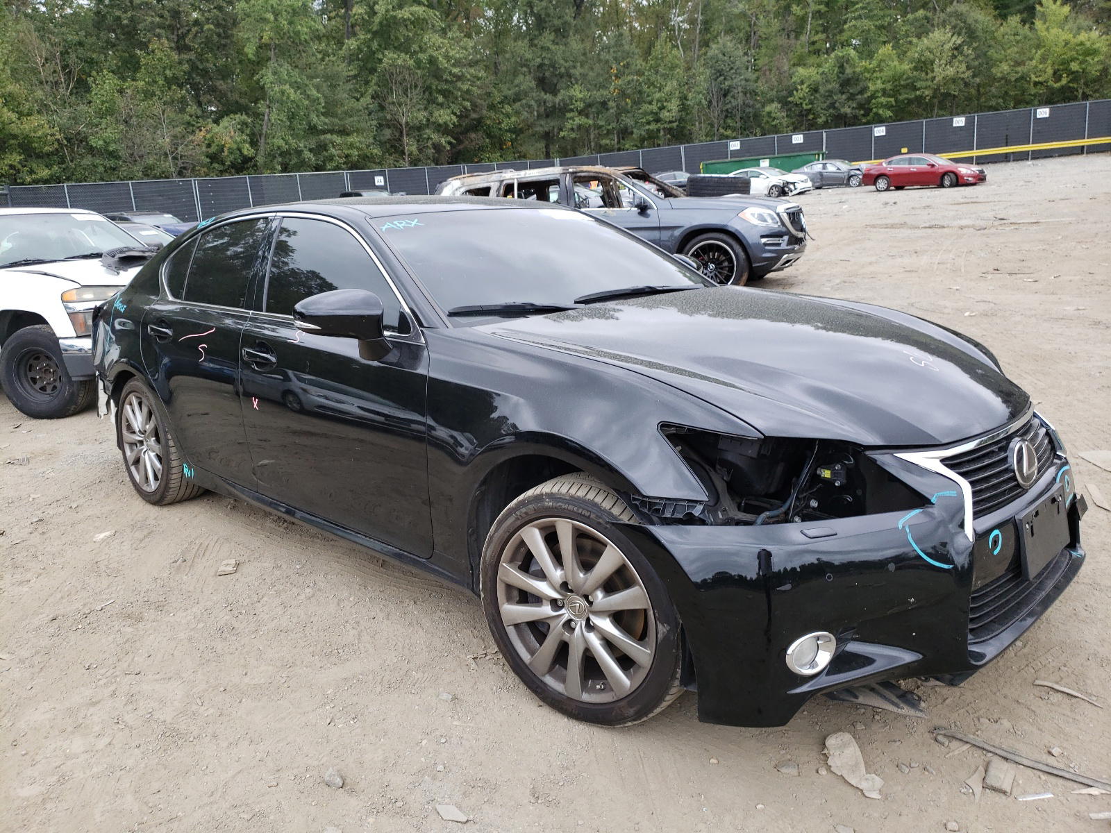 LEXUS GS 350 2014 with VIN JTHCE1BL8E5024776 - Photo from auction
