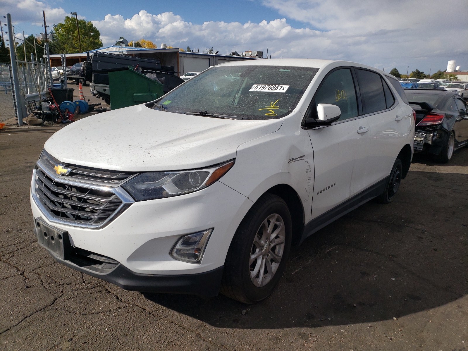 Photo 2 from auction – 2018 CHEVROLET EQUINOX LT with VIN 3GNAXSEV7JS582616